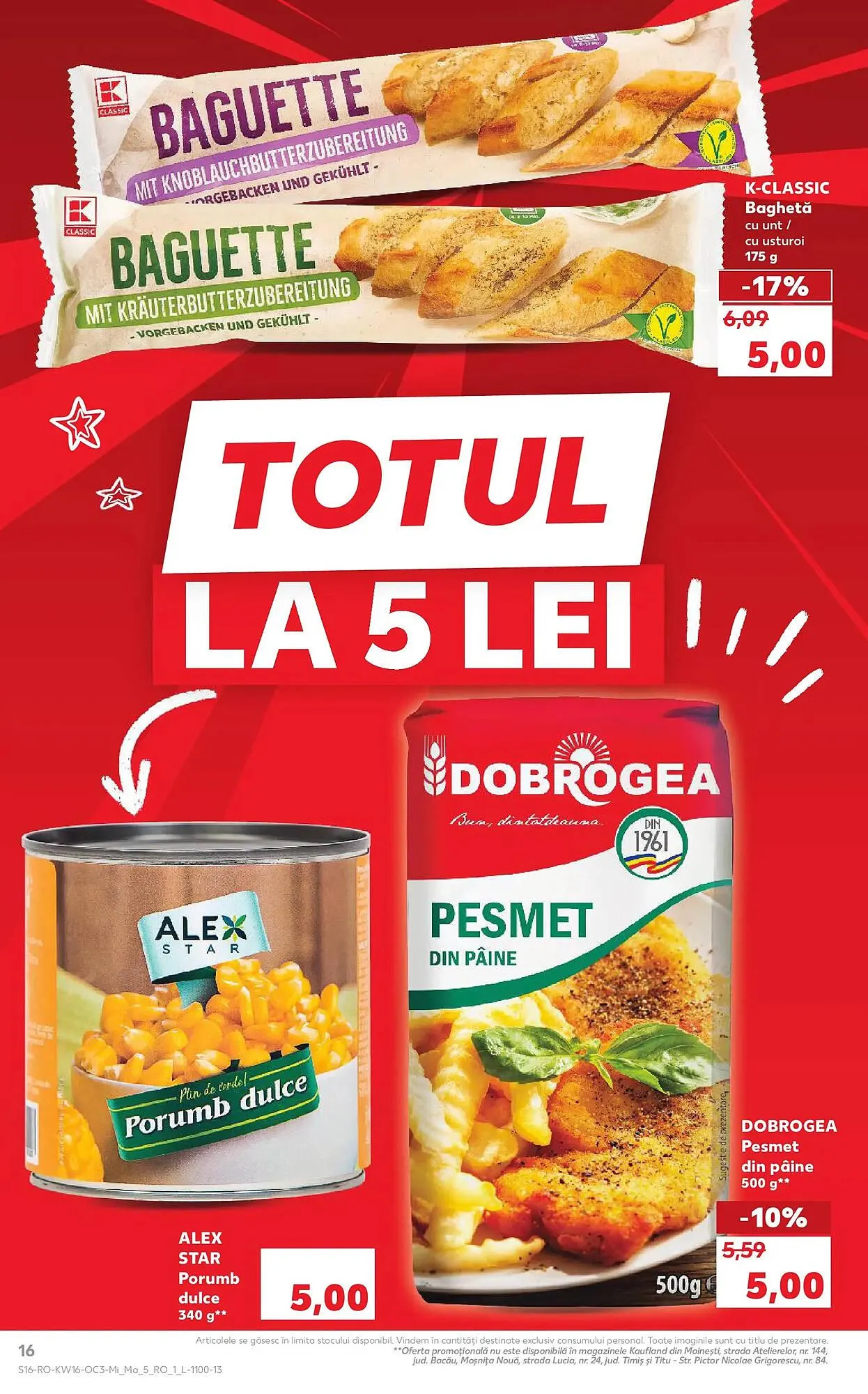 Catalog Catalog Kaufland de la 15 aprilie până la 21 aprilie 2026 - Revista Pagina 16