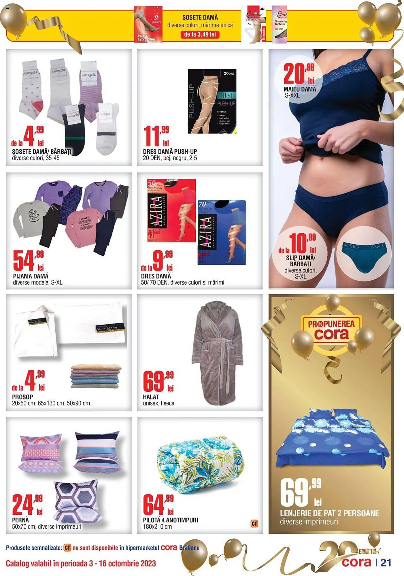 Catalog Cora catalog de la 3 octombrie până la 16 octombrie 2023 - Revista Pagina 21