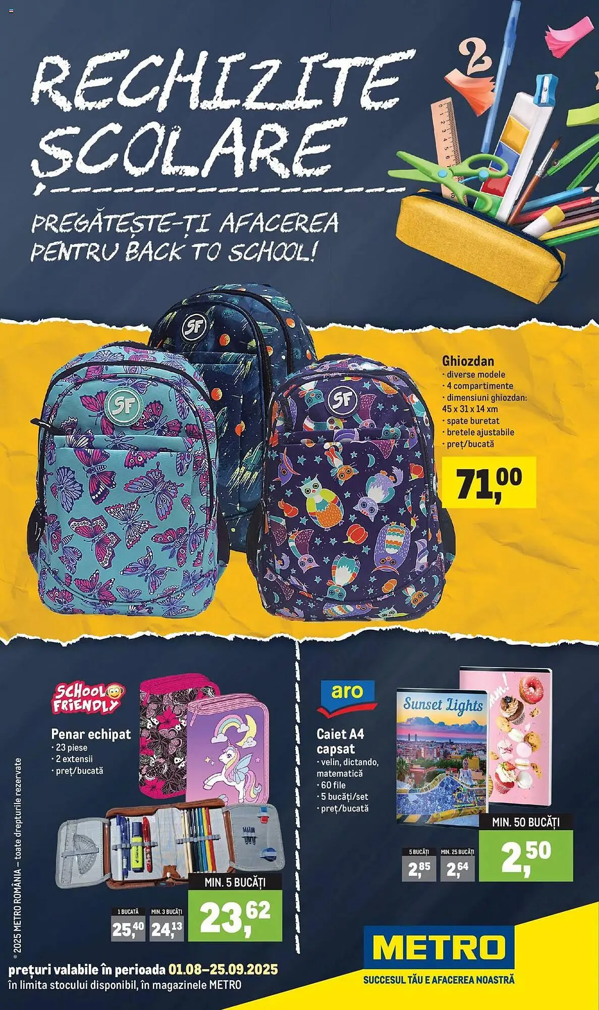 Catalog Catalog Metro de la 1 august până la 25 septembrie 2025 - Revista Pagina 1