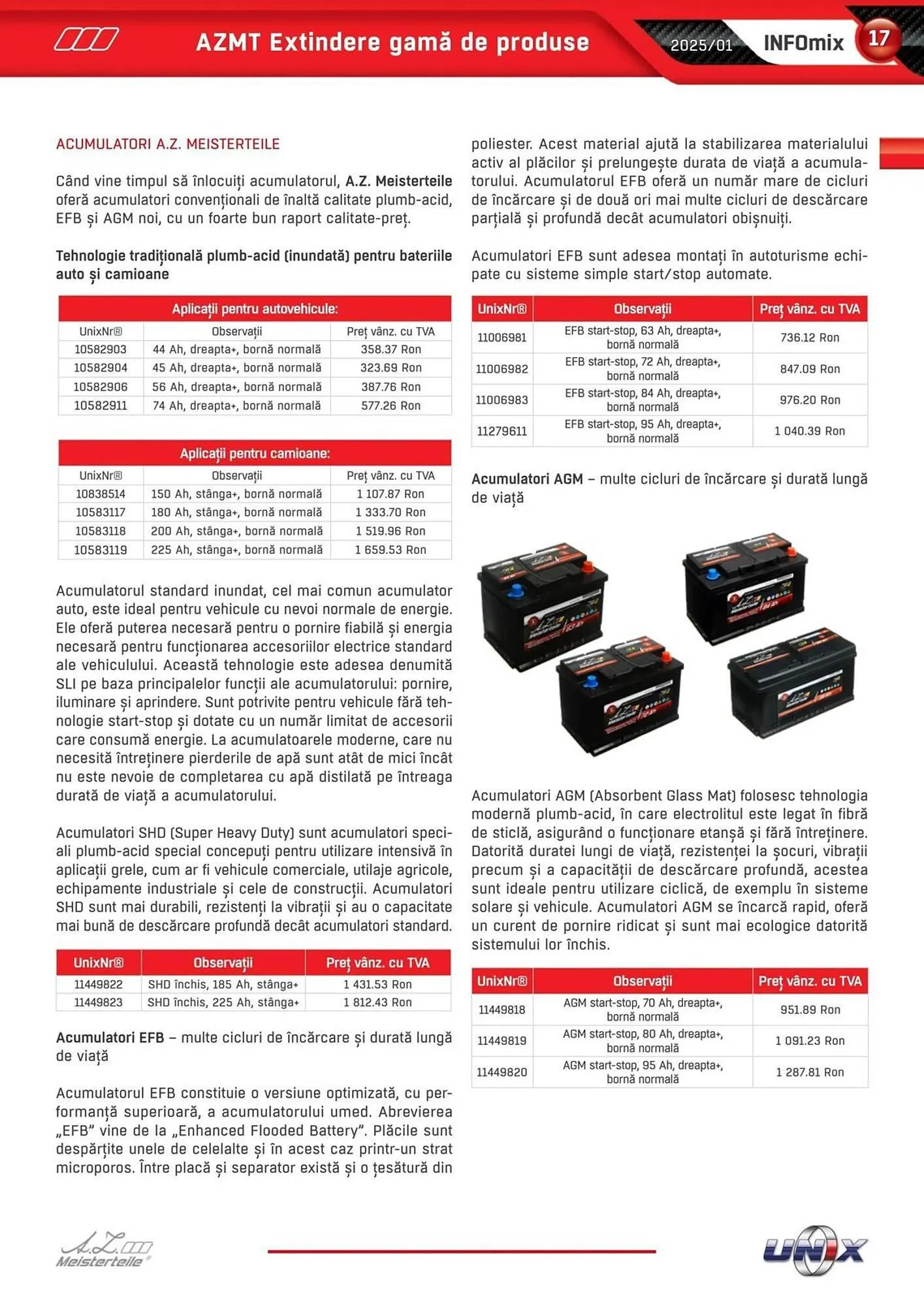 Catalog Catalog UNIX Auto de la 7 ianuarie până la 31 ianuarie 2025 - Revista Pagina 17