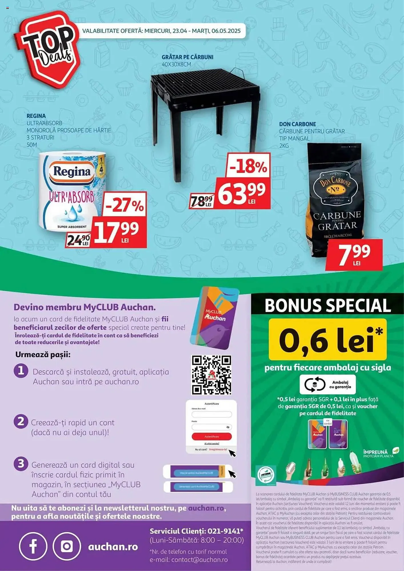 Catalog Catalog Auchan de la 23 aprilie până la 6 mai 2025 - Revista Pagina 22