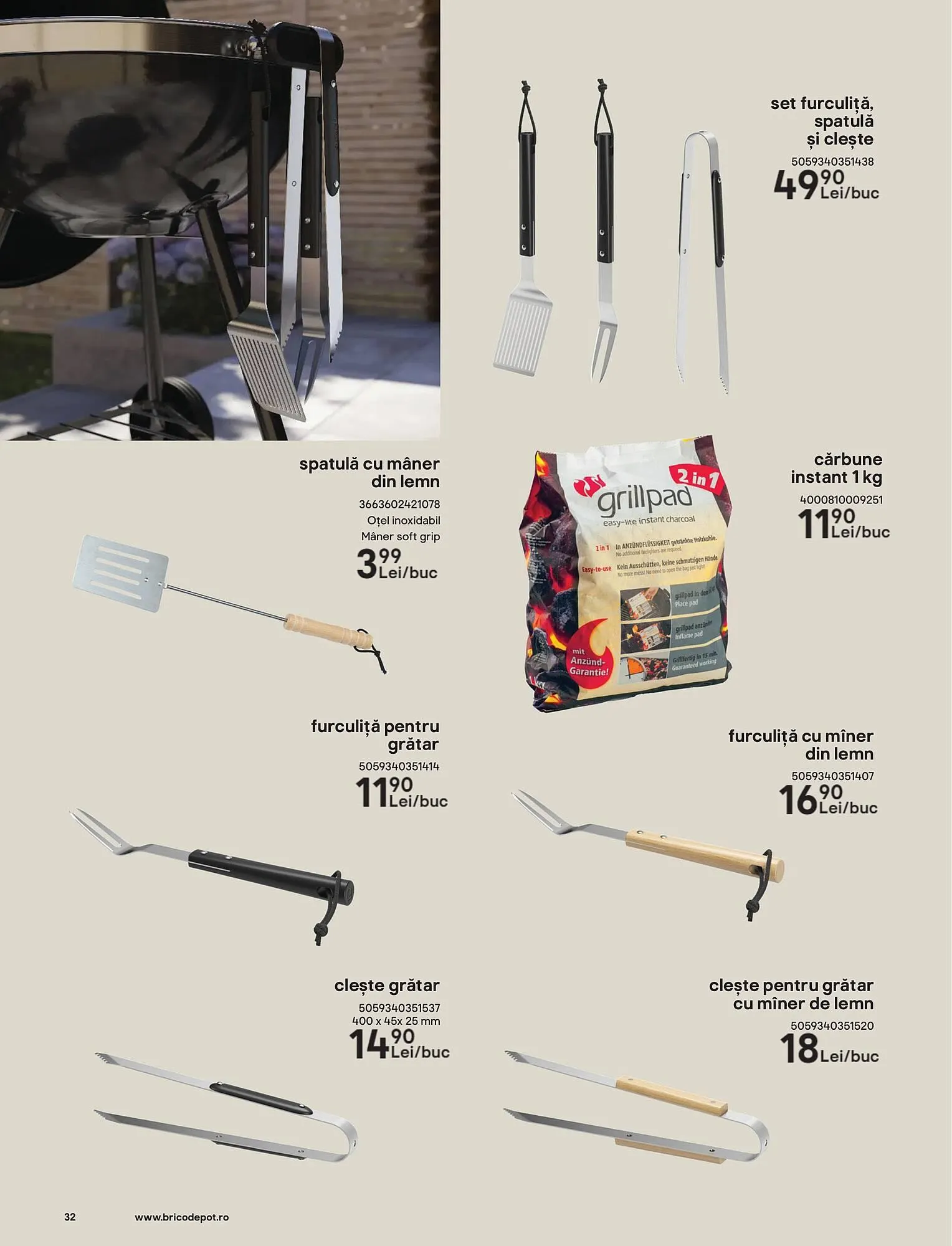 Catalog Catalog Brico Depôt de la 9 mai până la 22 aprilie 2025 - Revista Pagina 32
