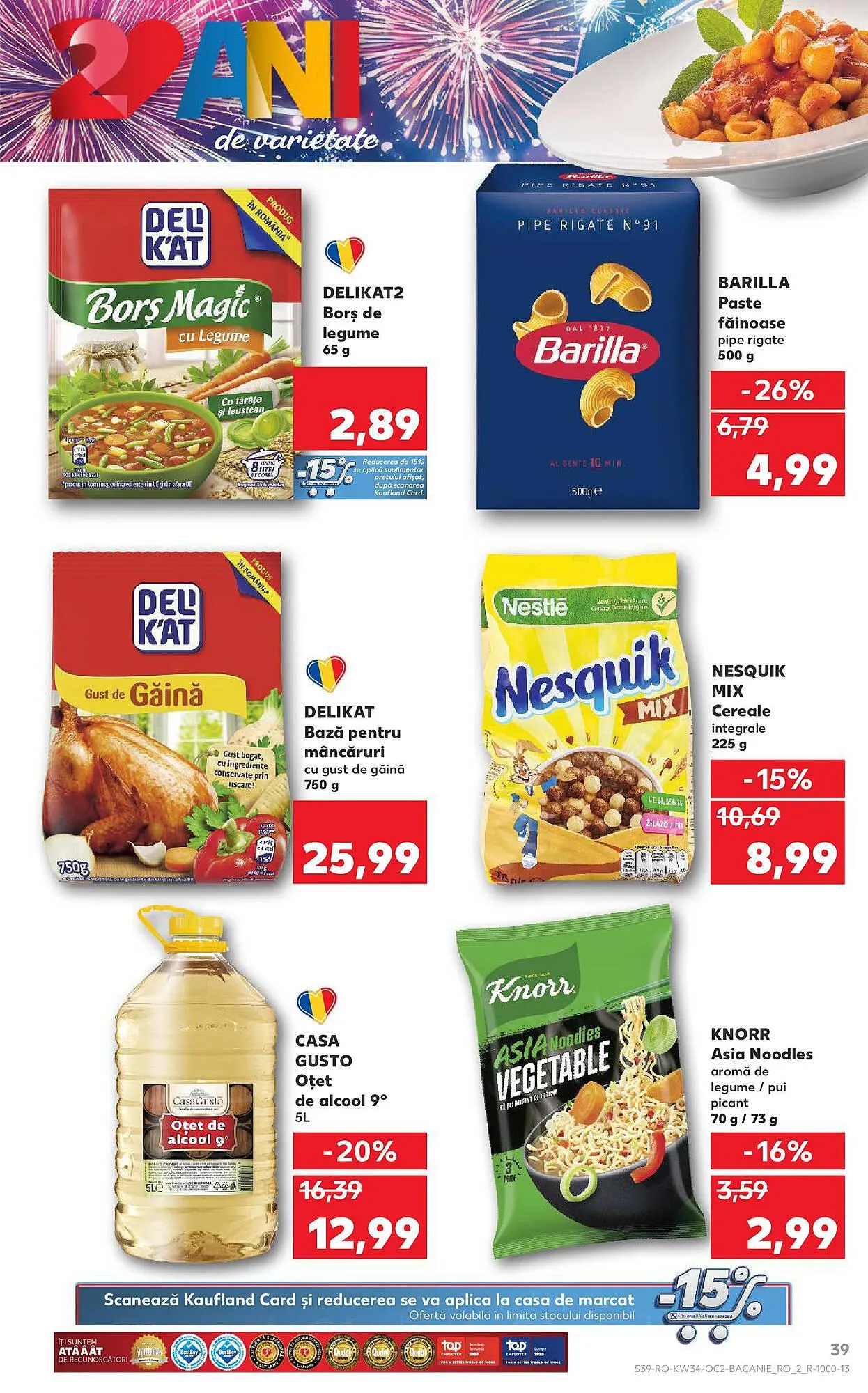 Catalog Catalog Kaufland de la 20 august până la 26 august 2025 - Revista Pagina 39
