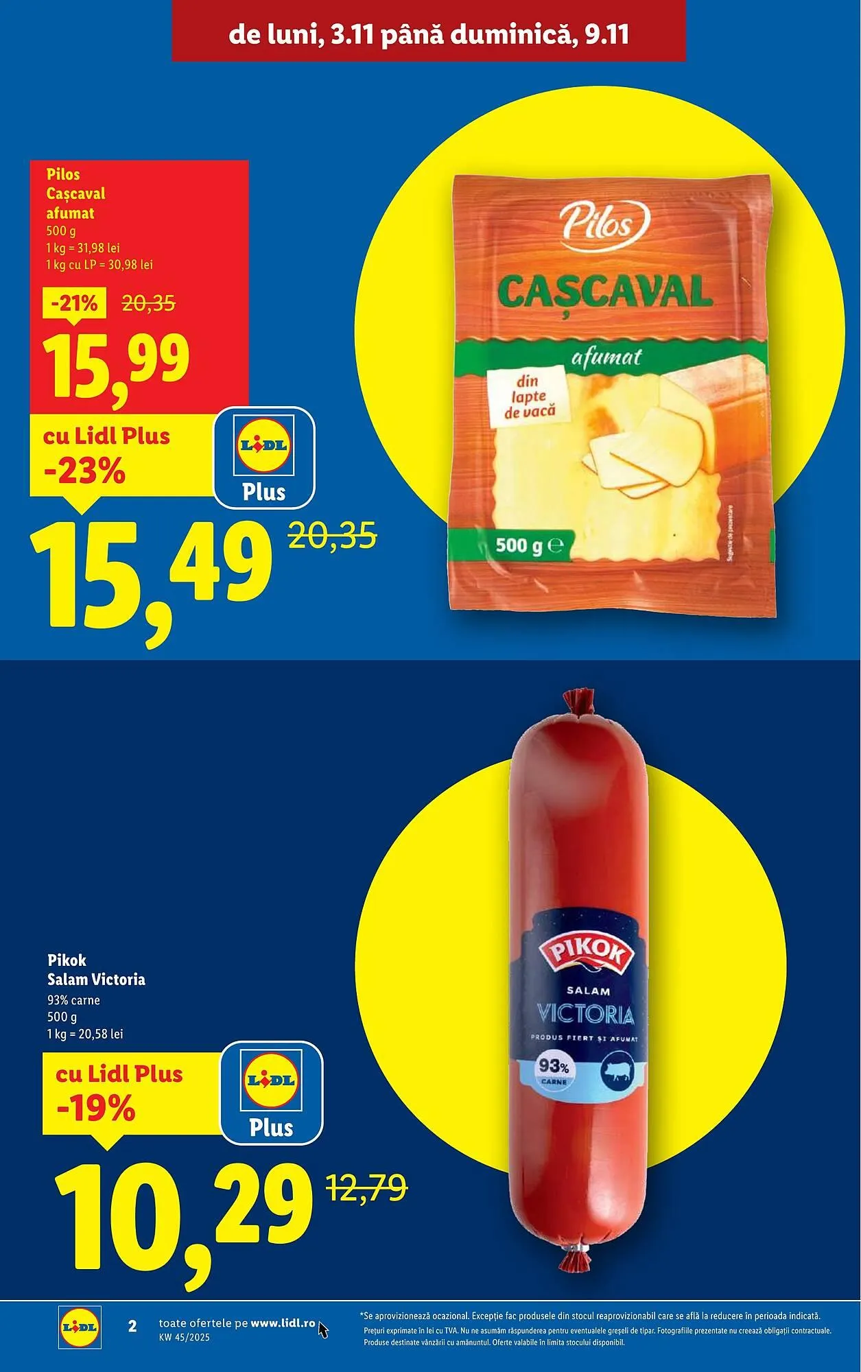 Catalog Catalog Lidl de la 3 noiembrie până la 9 noiembrie 2025 - Revista Pagina 2