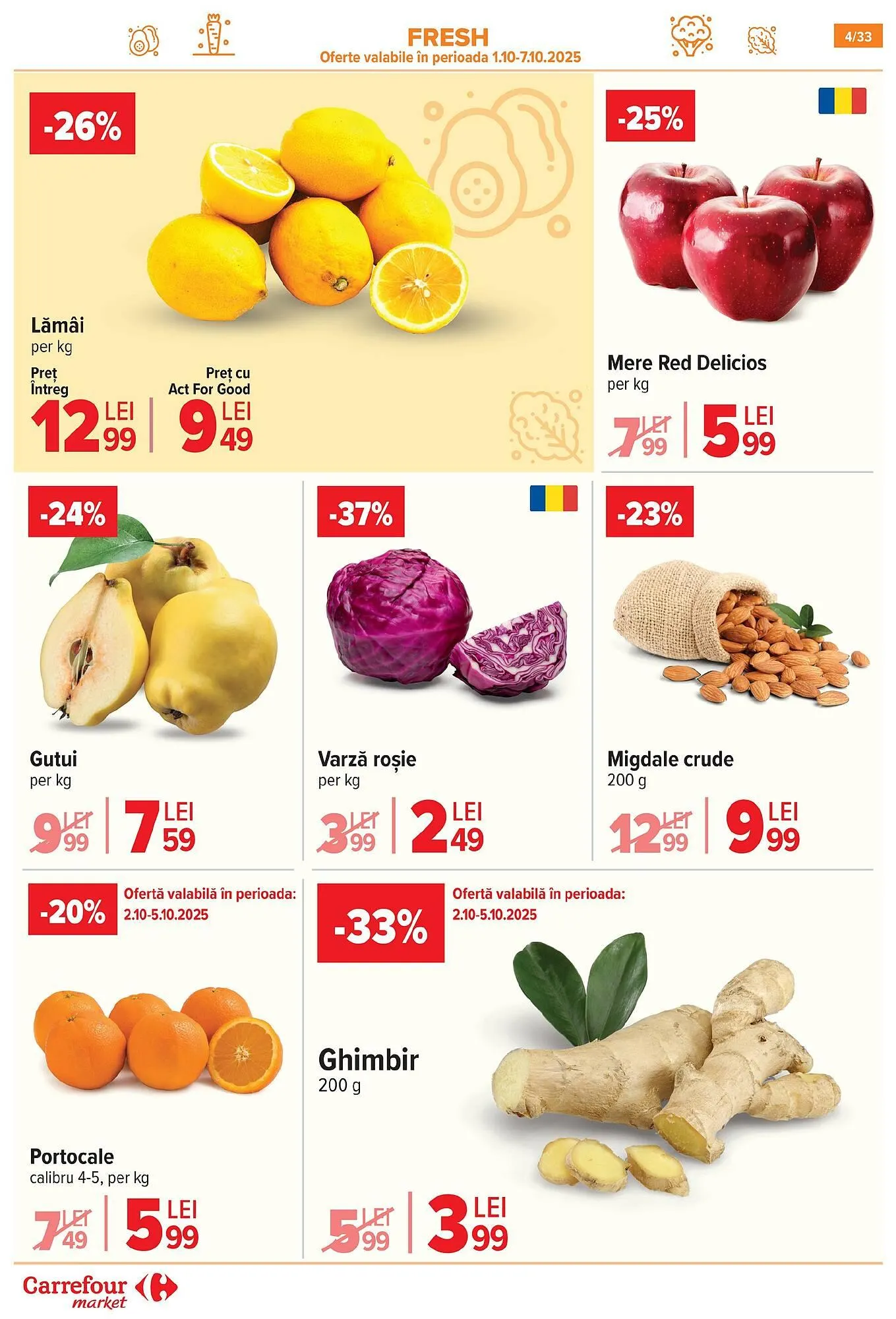 Catalog Catalog Carrefour Market de la 1 octombrie până la 14 octombrie 2025 - Revista Pagina 5