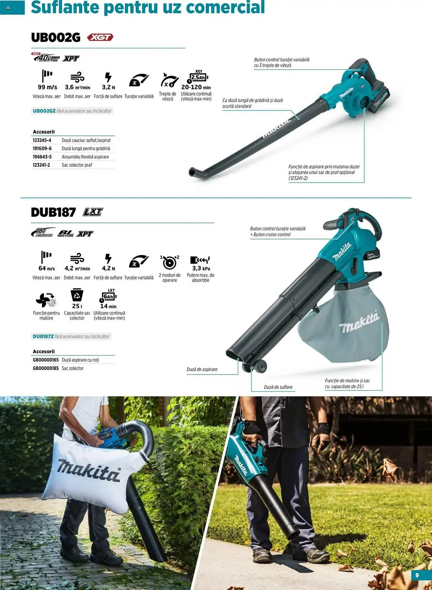 Catalog Catalog Makita de la 22 septembrie până la 30 septembrie 2026 - Revista Pagina 9