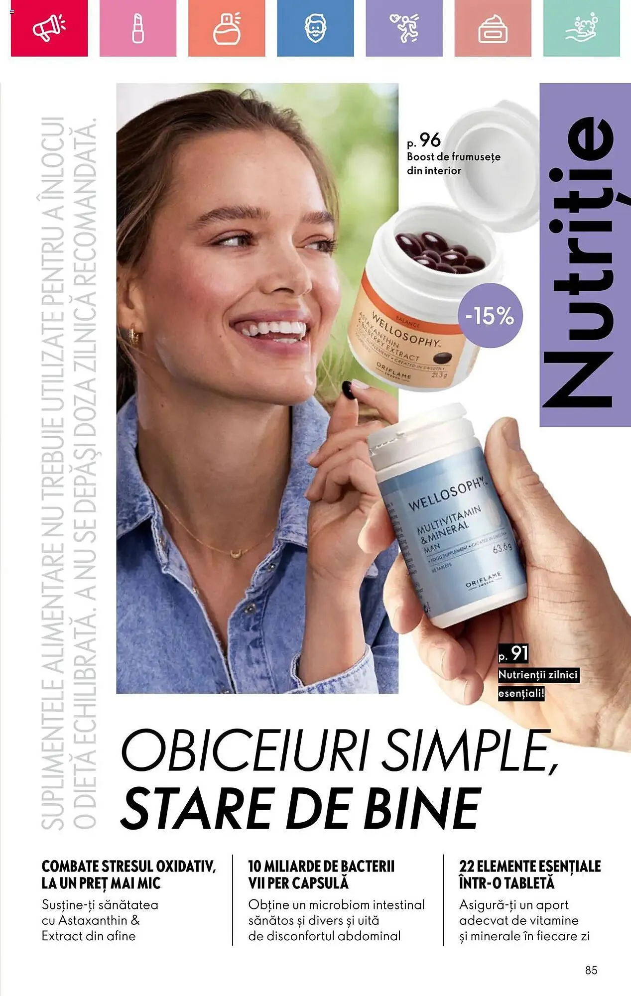 Catalog Catalog Oriflame de la 23 martie până la 12 aprilie 2025 - Revista Pagina 85