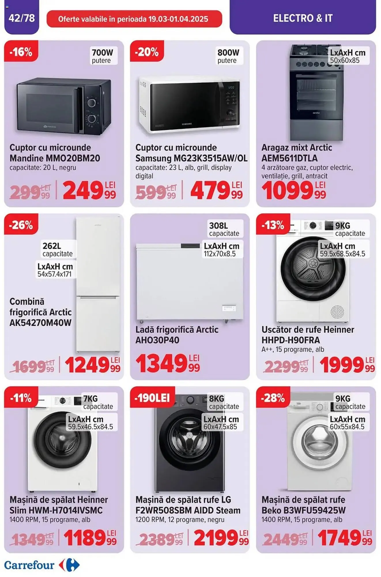 Catalog Catalog Carrefour de la 26 martie până la 1 aprilie 2025 - Revista Pagina 43