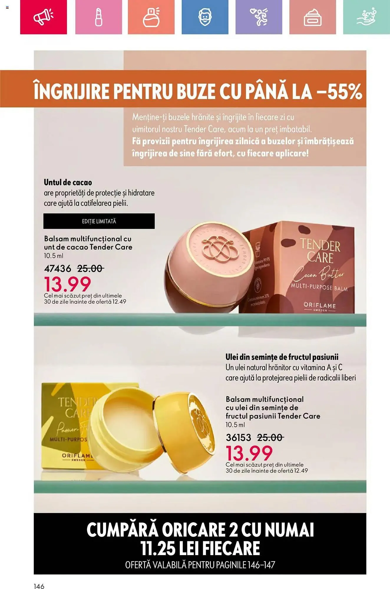 Catalog Catalog Oriflame de la 19 august până la 9 septembrie 2025 - Revista Pagina 146