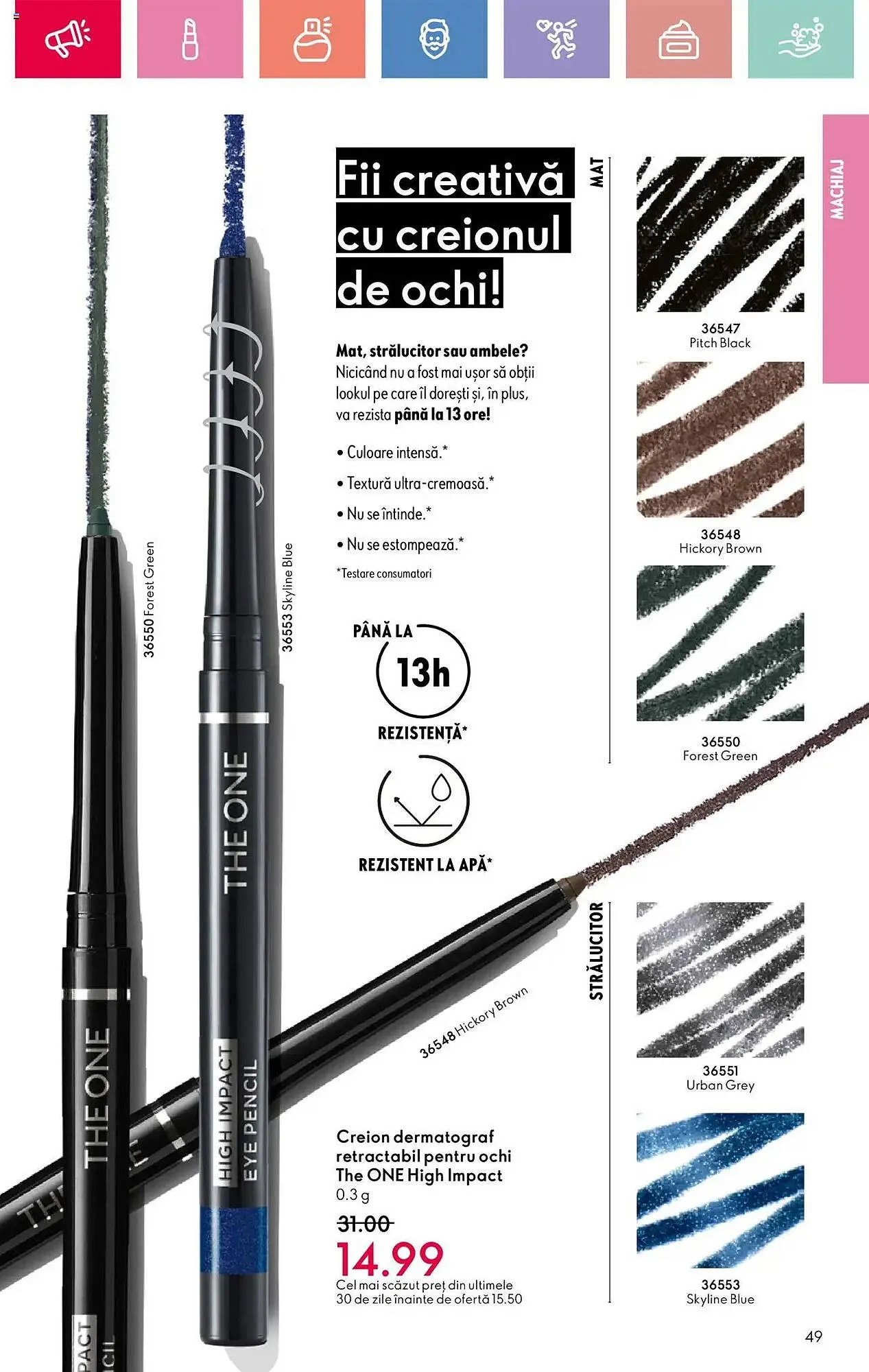 Catalog Catalog Oriflame de la 13 aprilie până la 3 mai 2025 - Revista Pagina 49