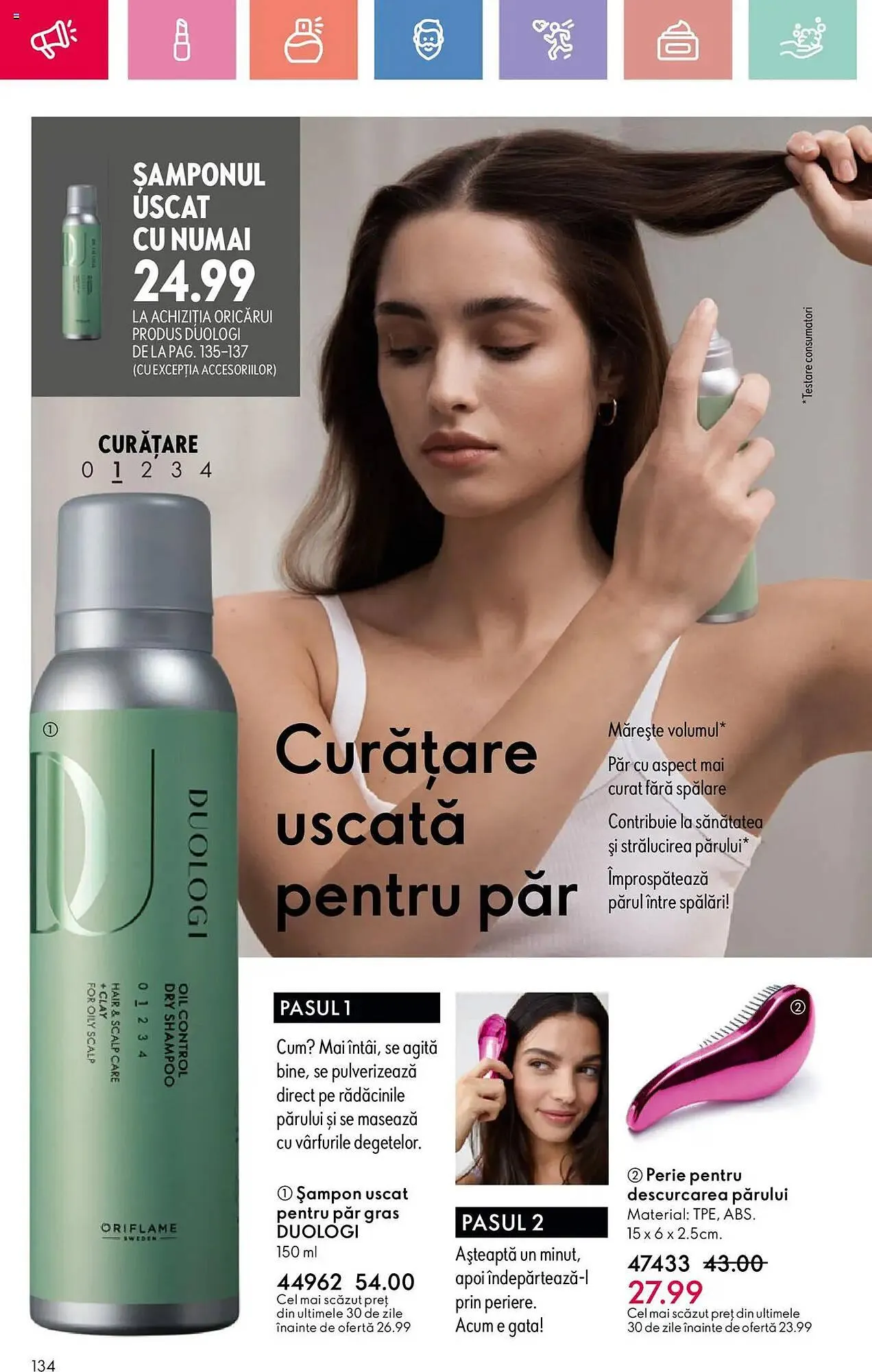 Catalog Catalog Oriflame de la 15 iunie până la 5 iulie 2025 - Revista Pagina 134