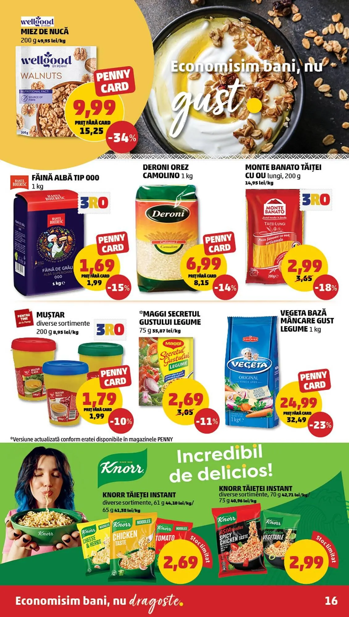 Catalog Catalog Penny de la 19 noiembrie până la 25 noiembrie 2025 - Revista Pagina 16