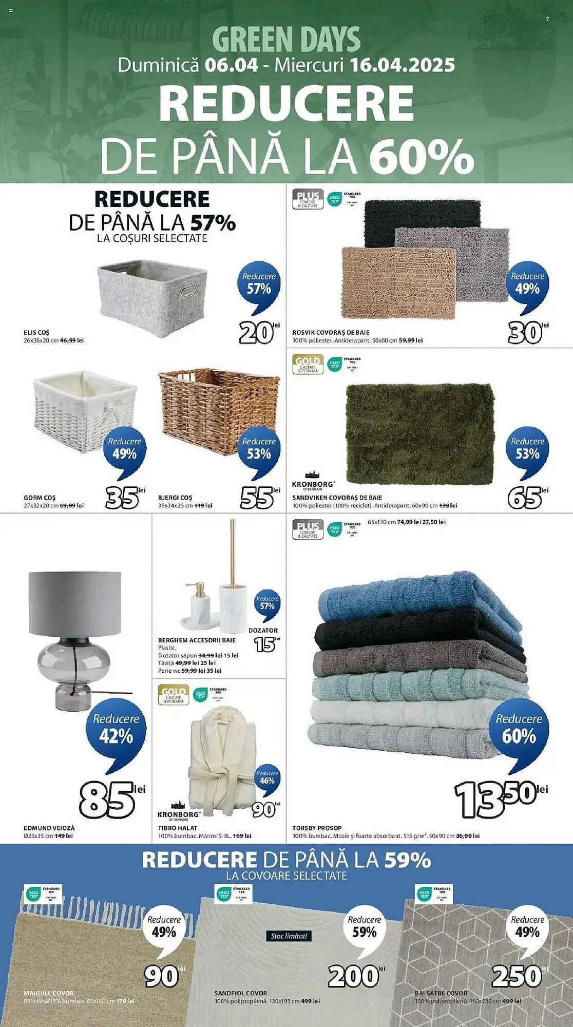 Catalog Catalog JYSK de la 5 aprilie până la 16 aprilie 2025 - Revista Pagina 7