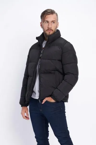 Kenvelo - Jacheta groasa barbat cu model si logo pe maneca