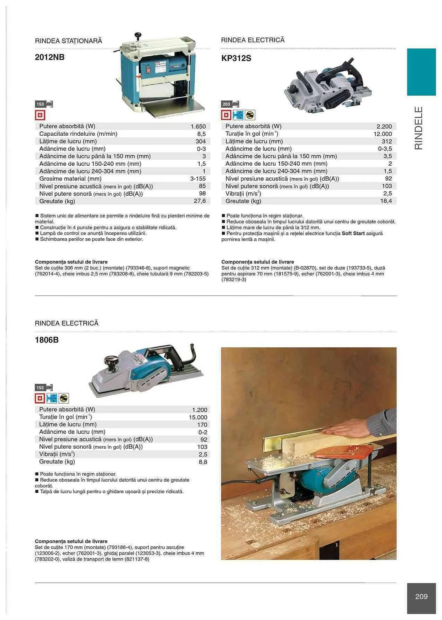 Catalog Makita catalog de la 1 ianuarie până la 31 decembrie 2023 - Revista Pagina 209