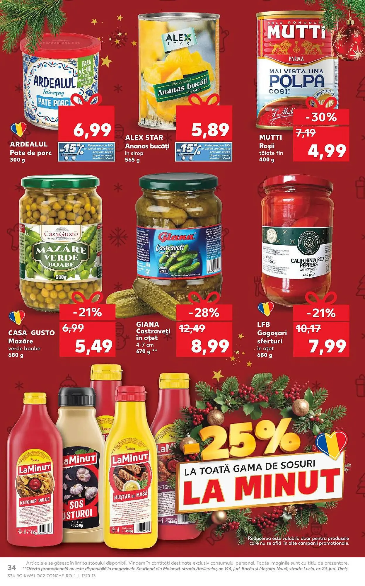 Catalog Catalog Kaufland de la 17 decembrie până la 23 decembrie 2025 - Revista Pagina 34