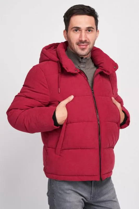 Lee Cooper - Jacheta barbat groasa cu gluga si buzunare cu fermoar