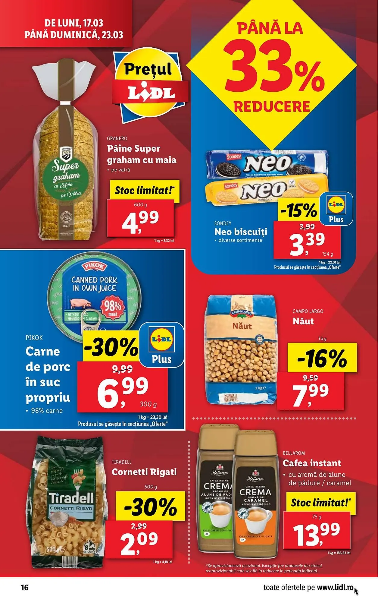 Catalog Catalog Lidl de la 17 martie până la 23 martie 2025 - Revista Pagina 16