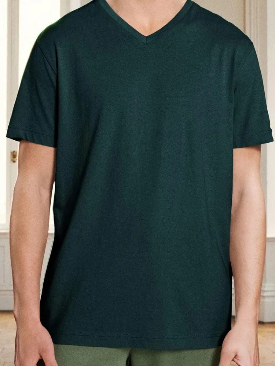 Tricou cu decolteu în V