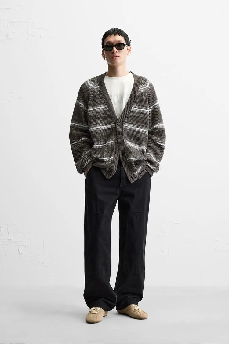 CARDIGAN CU DUNGI, EFECT RUPT