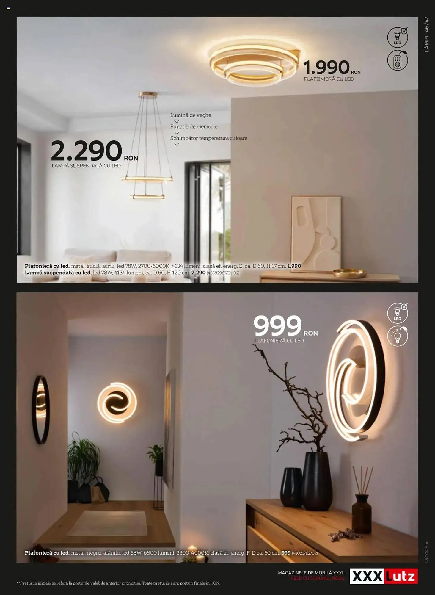 Catalog Catalog XXXLutz de la 7 aprilie până la 31 decembrie 2025 - Revista Pagina 47