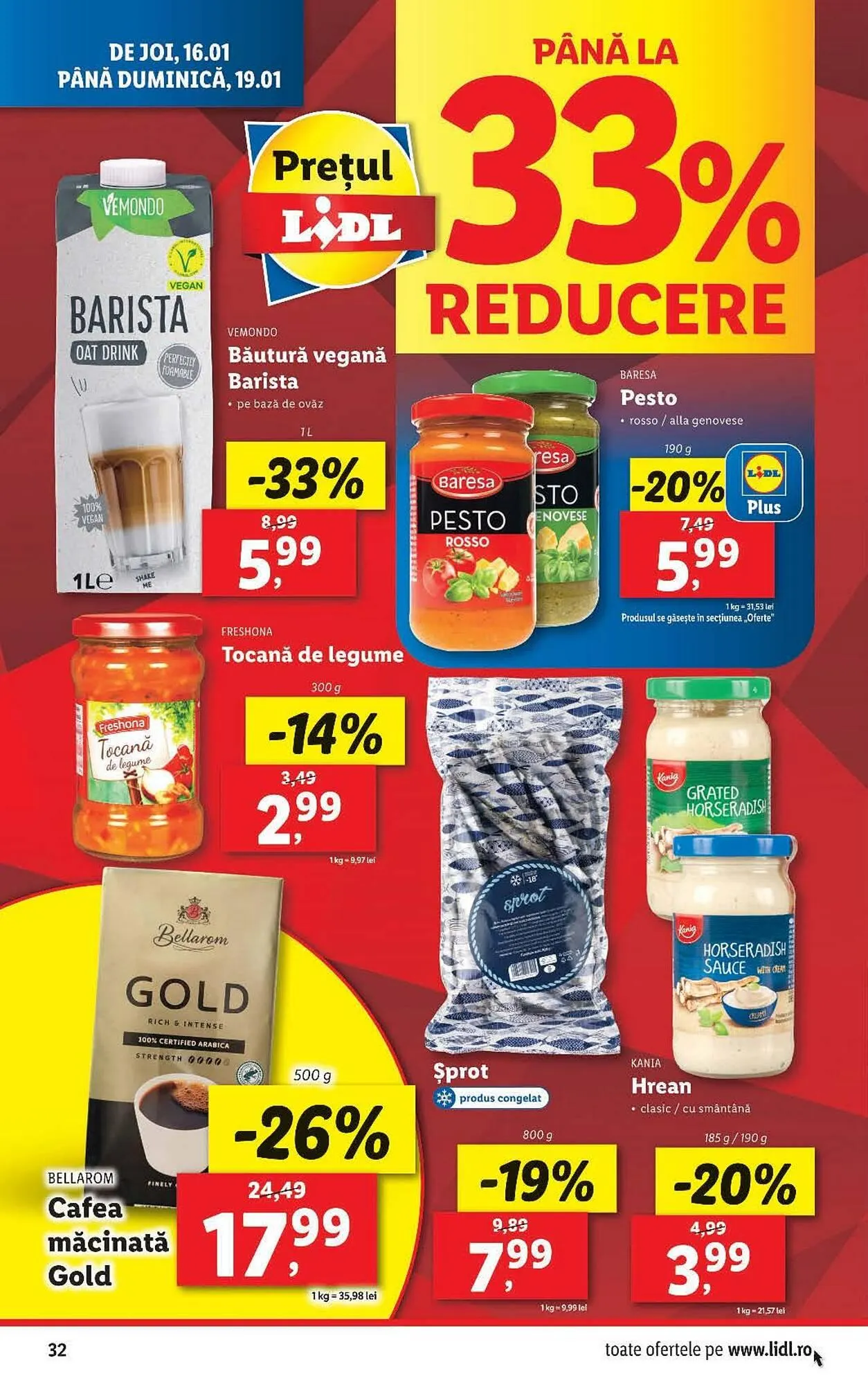 Catalog Catalog Lidl de la 13 ianuarie până la 19 ianuarie 2025 - Revista Pagina 32