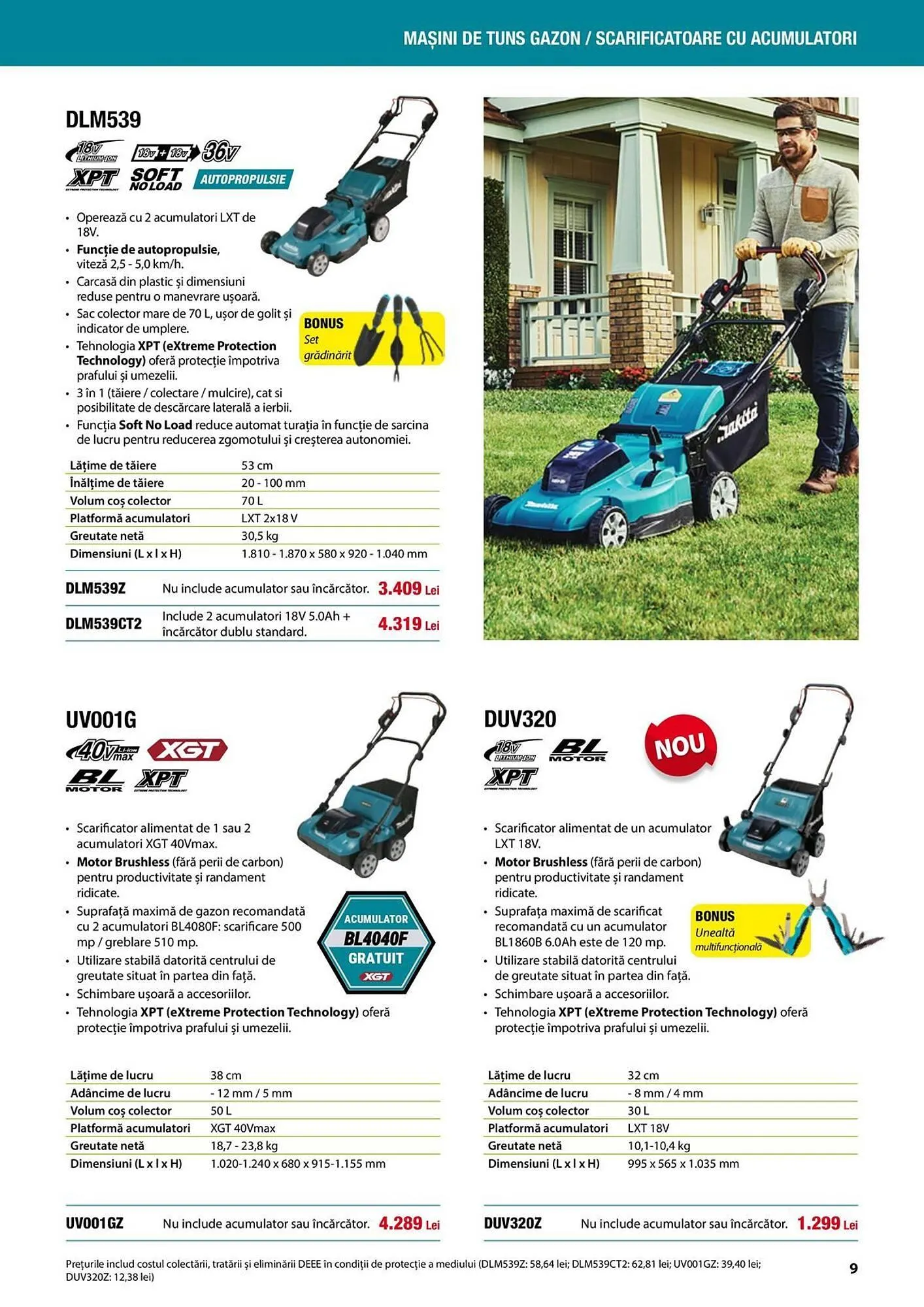 Catalog Catalog Makita de la 1 aprilie până la 31 august 2025 - Revista Pagina 9