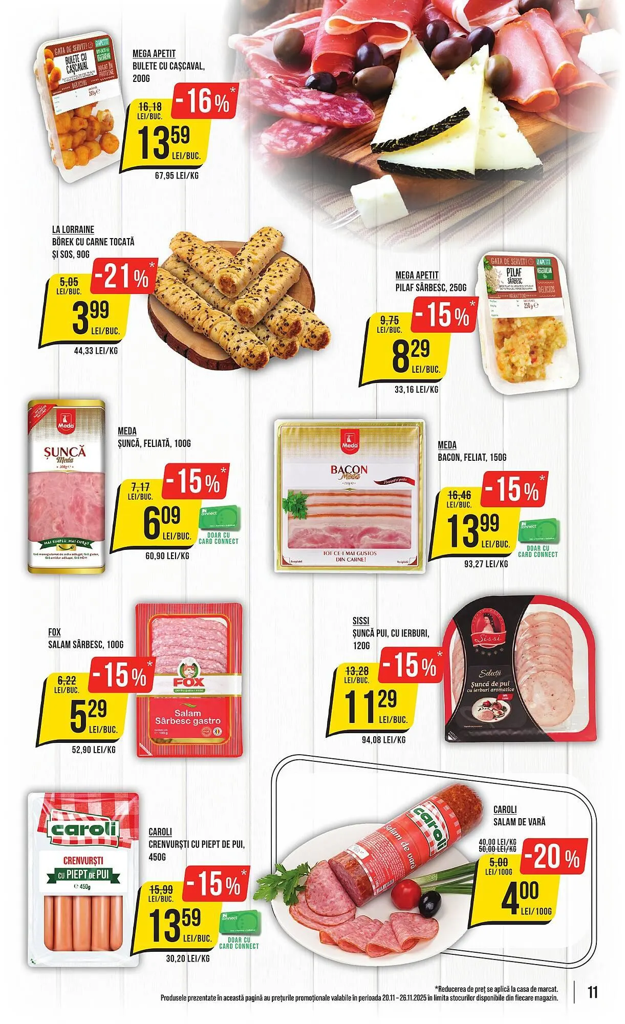 Catalog Catalog Mega Image de la 20 noiembrie până la 26 noiembrie 2025 - Revista Pagina 11