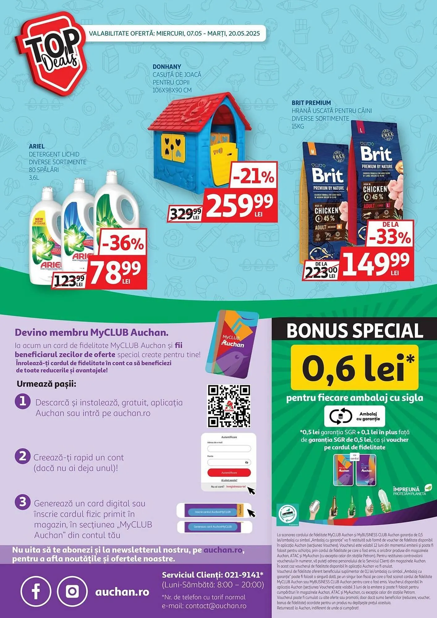 Catalog Catalog Auchan de la 7 mai până la 20 mai 2025 - Revista Pagina 22