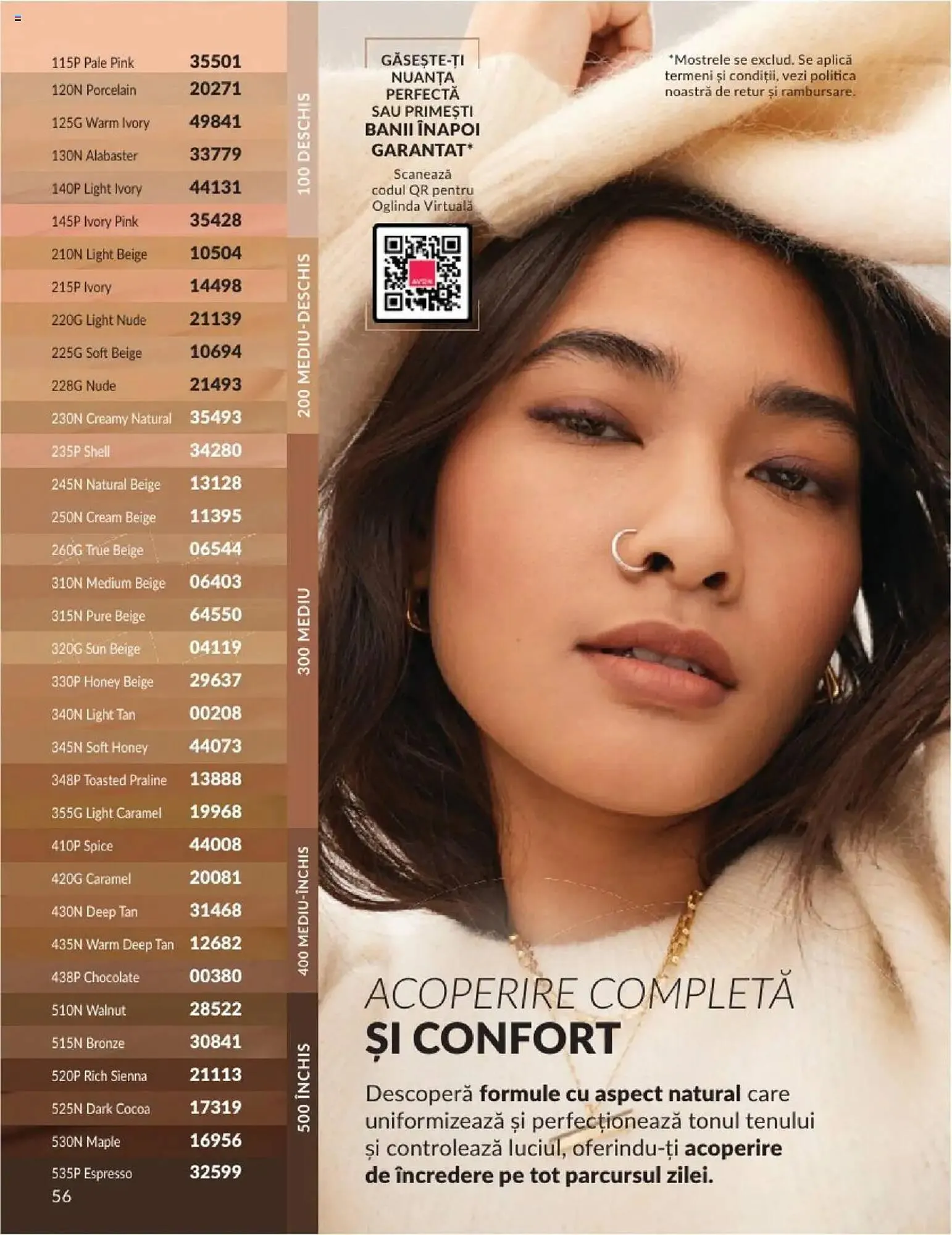 Catalog Catalog Avon de la 1 mai până la 31 mai 2025 - Revista Pagina 56