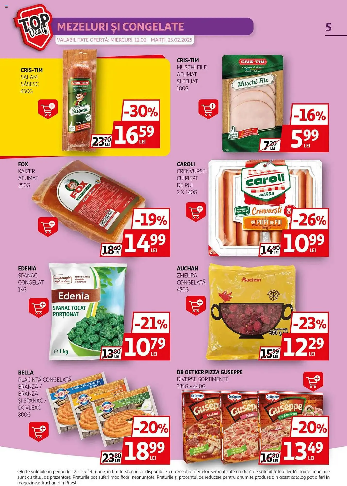 Catalog Catalog Auchan de la 12 februarie până la 25 februarie 2025 - Revista Pagina 5