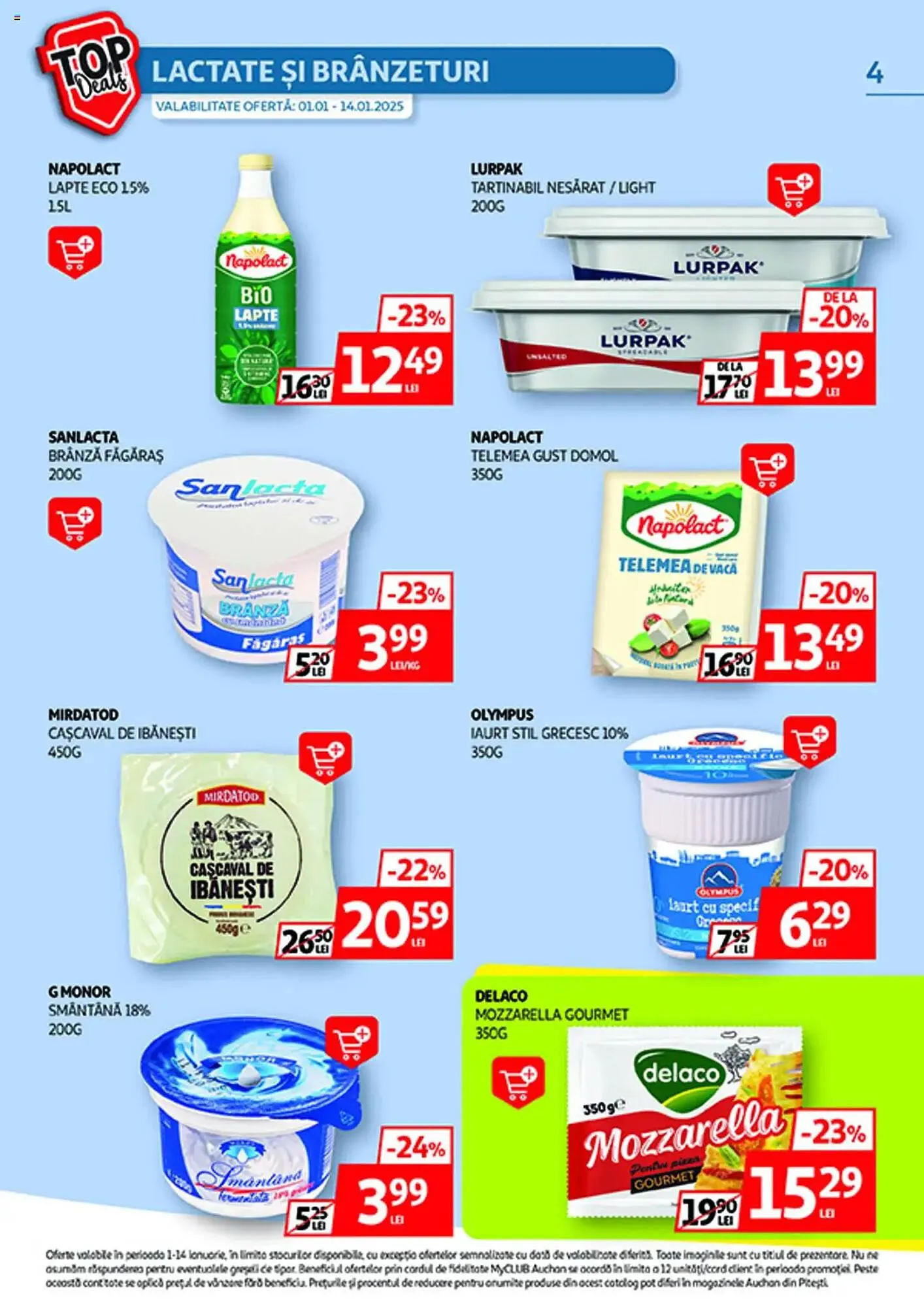 Catalog Catalog Auchan de la 1 ianuarie până la 14 ianuarie 2025 - Revista Pagina 4