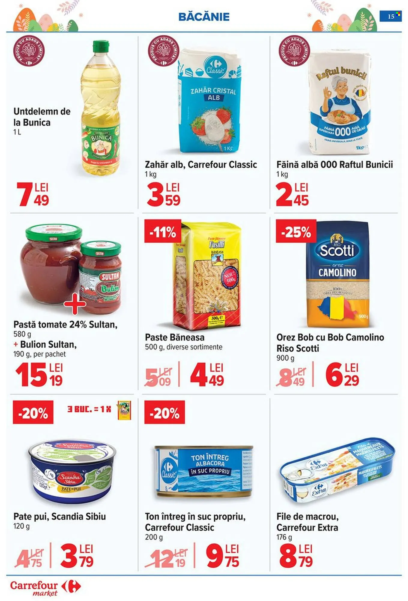 Catalog Catalog Carrefour Market de la 25 martie până la 5 aprilie 2026 - Revista Pagina 19
