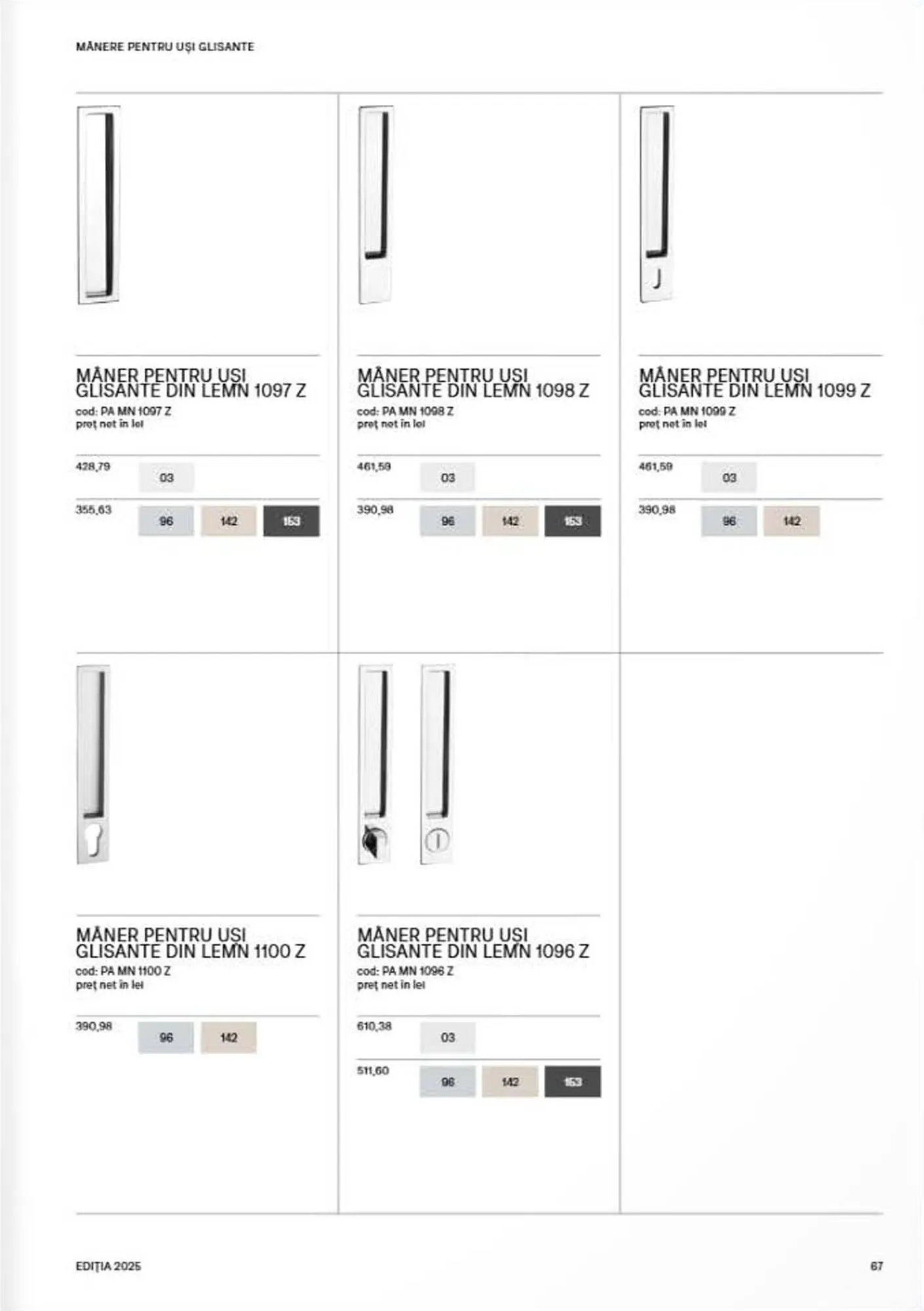 Catalog Catalog Proges de la 8 septembrie până la 31 decembrie 2025 - Revista Pagina 69