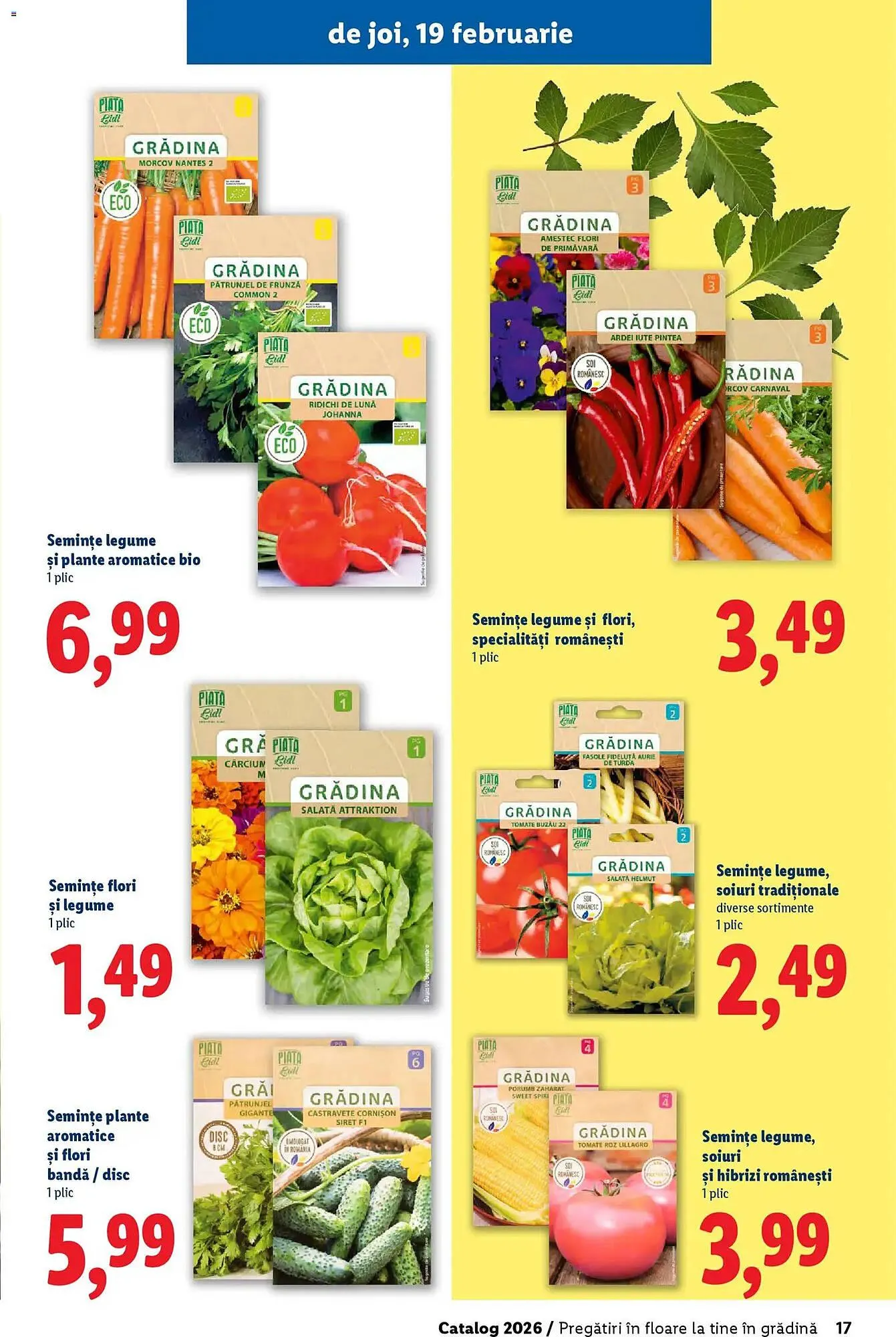 Catalog Catalog Lidl de la 18 februarie până la 5 aprilie 2026 - Revista Pagina 17