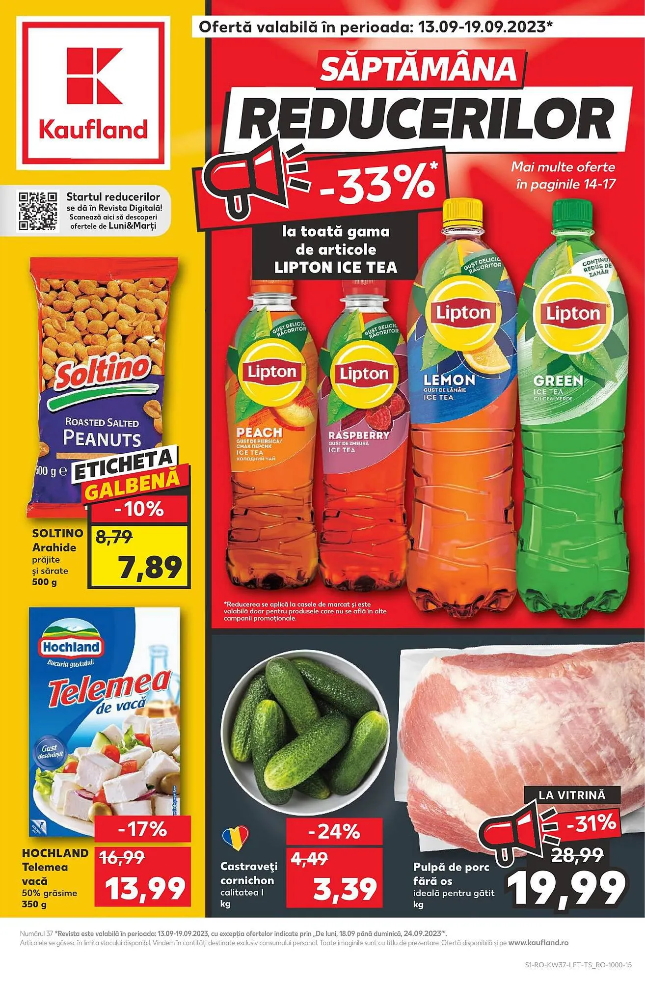 Catalog Kaufland catalog de la 13 septembrie până la 19 septembrie 2023 - Revista Pagina 1