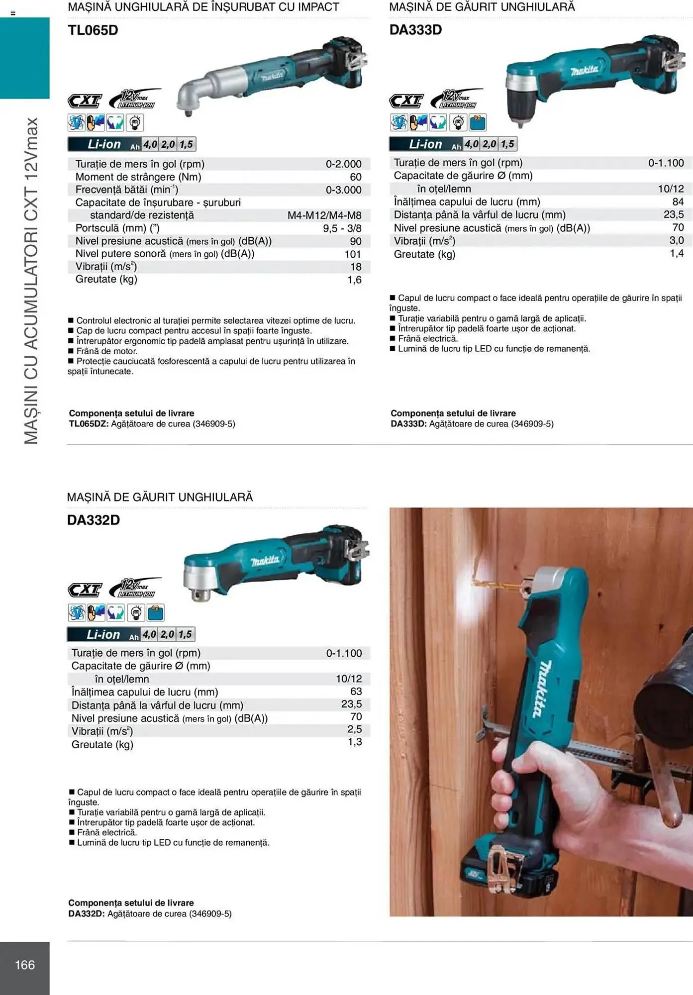 Catalog Catalog Makita de la 8 ianuarie până la 31 decembrie 2025 - Revista Pagina 166