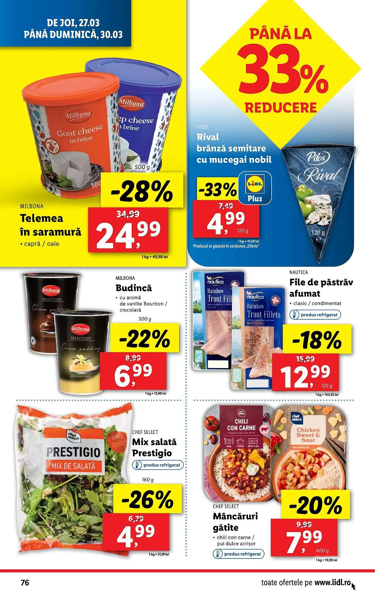 Catalog Catalog Lidl de la 24 martie până la 30 martie 2025 - Revista Pagina 76