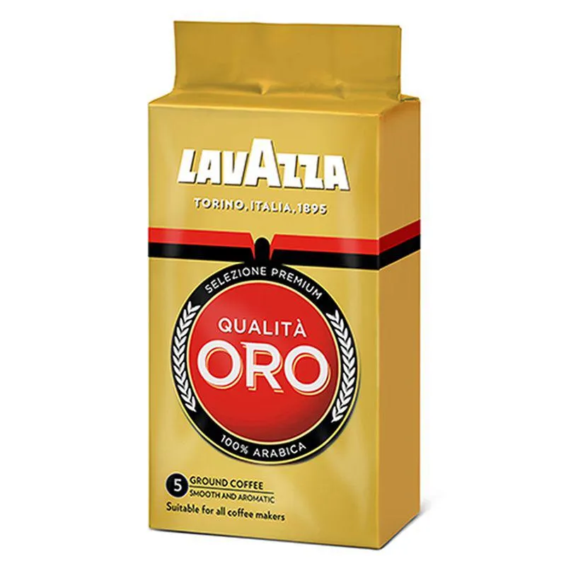 Cafea macinata si prajita Lavazza Qualita Oro, 250 g Cafea macinata si prajita Lavazza Qualita Oro, 250 g