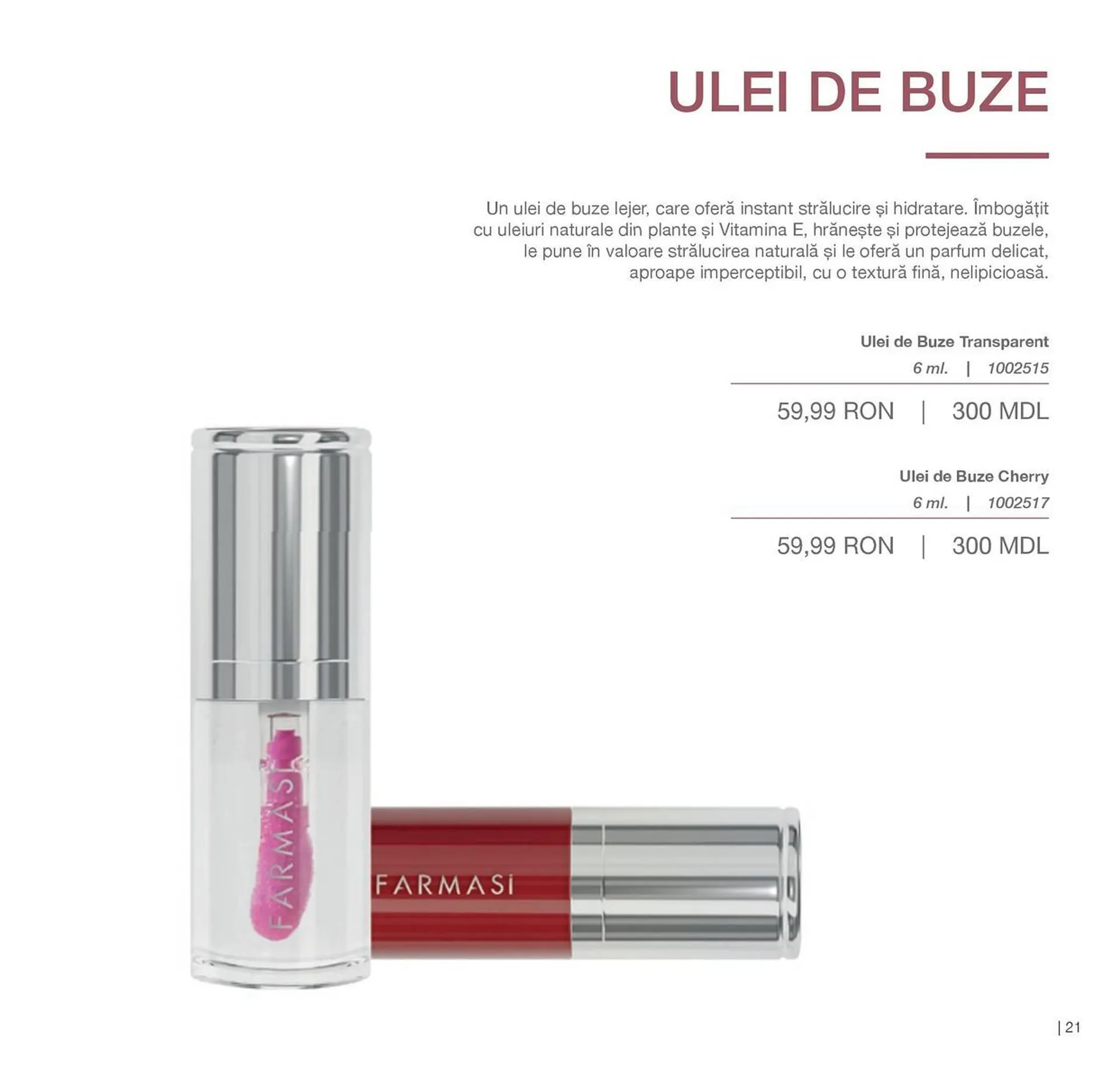 Catalog Catalog Farmasi de la 1 aprilie până la 31 august 2026 - Revista Pagina 21