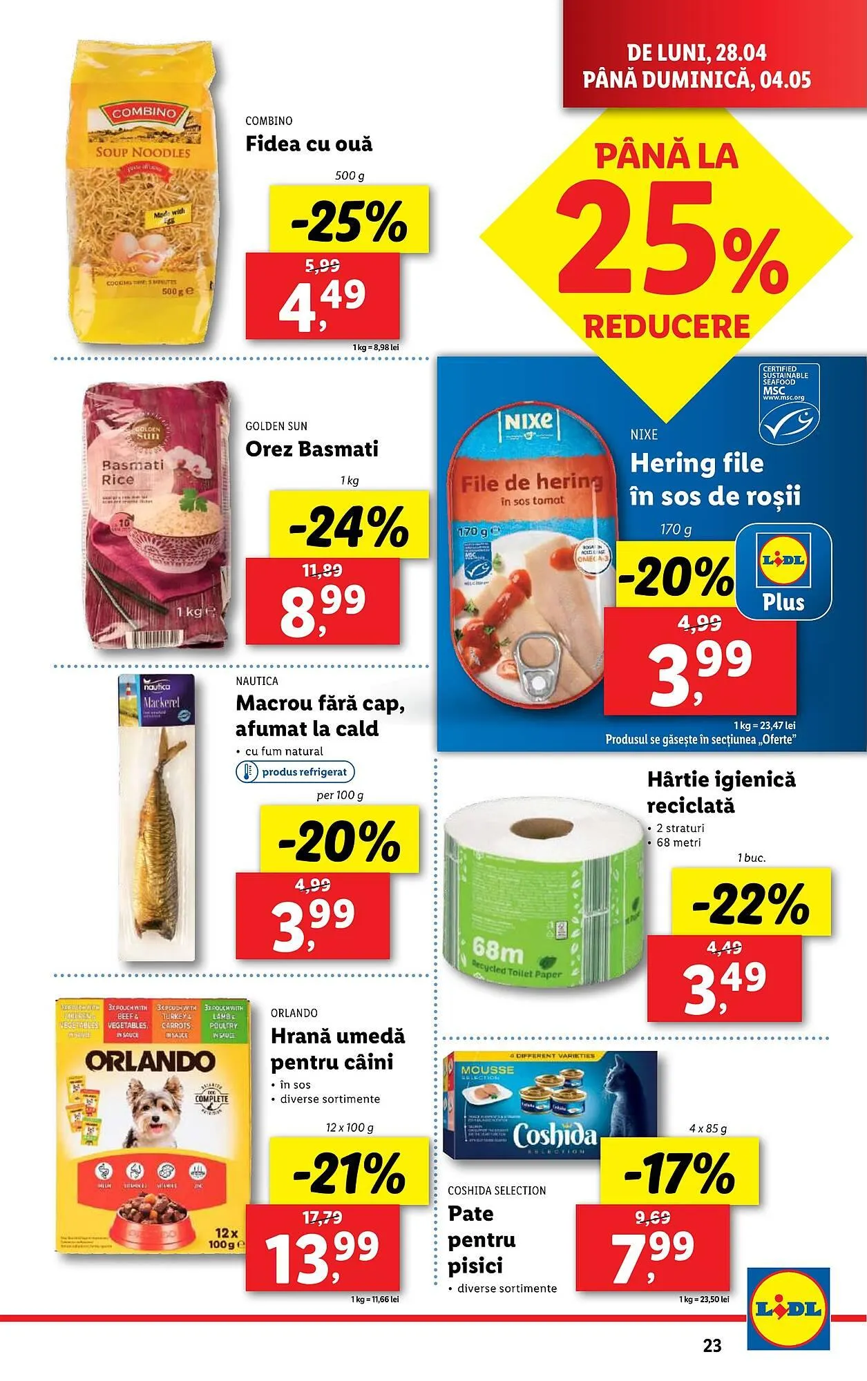 Catalog Catalog Lidl de la 22 aprilie până la 27 aprilie 2025 - Revista Pagina 23