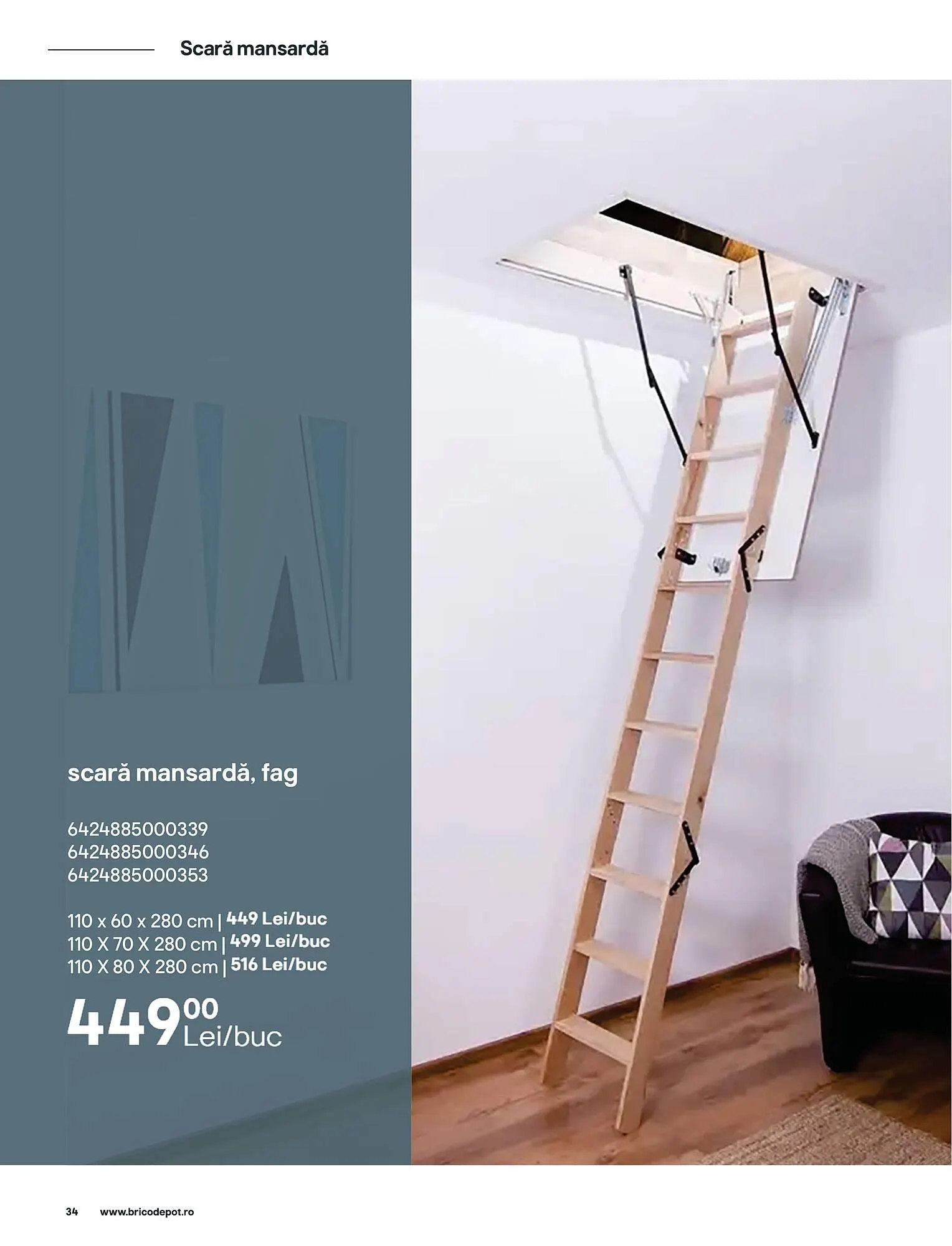 Catalog Catalog Brico Depôt de la 13 iunie până la 7 februarie 2026 - Revista Pagina 34