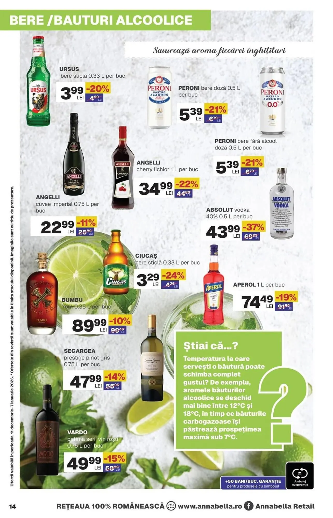 Catalog Catalog Annabella de la 12 decembrie până la 7 ianuarie 2026 - Revista Pagina 14