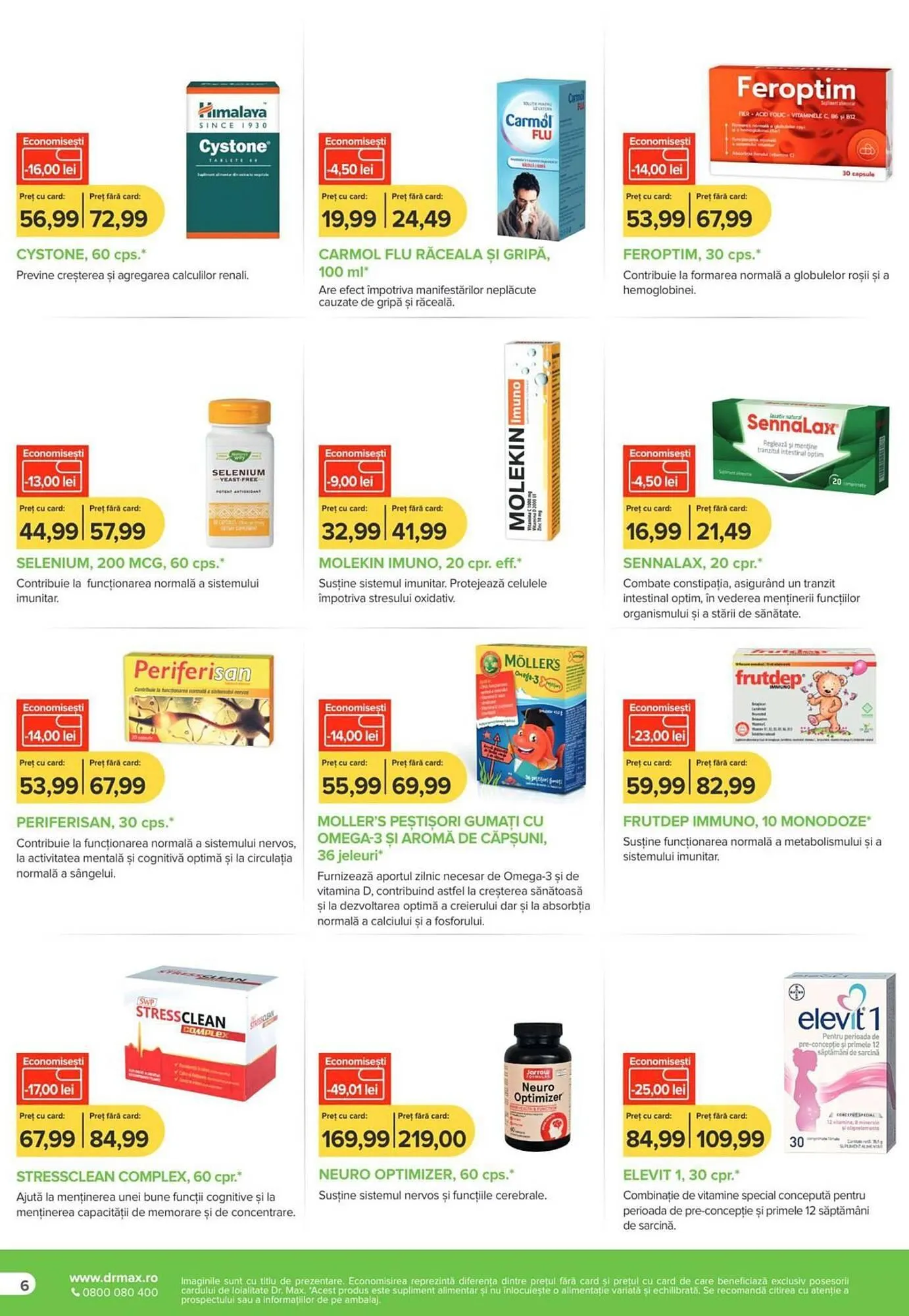 Catalog Catalog Dr.Max de la 1 martie până la 31 martie 2025 - Revista Pagina 6