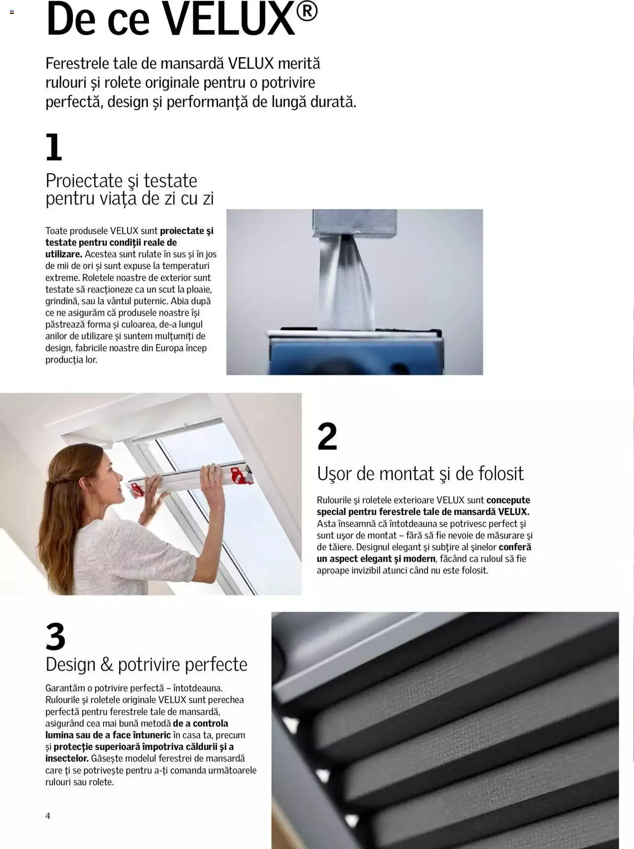 Catalog Velux catalog - Rulouri şi rolete 2022 de la 7 martie până la 31 decembrie 2023 - Revista Pagina 4
