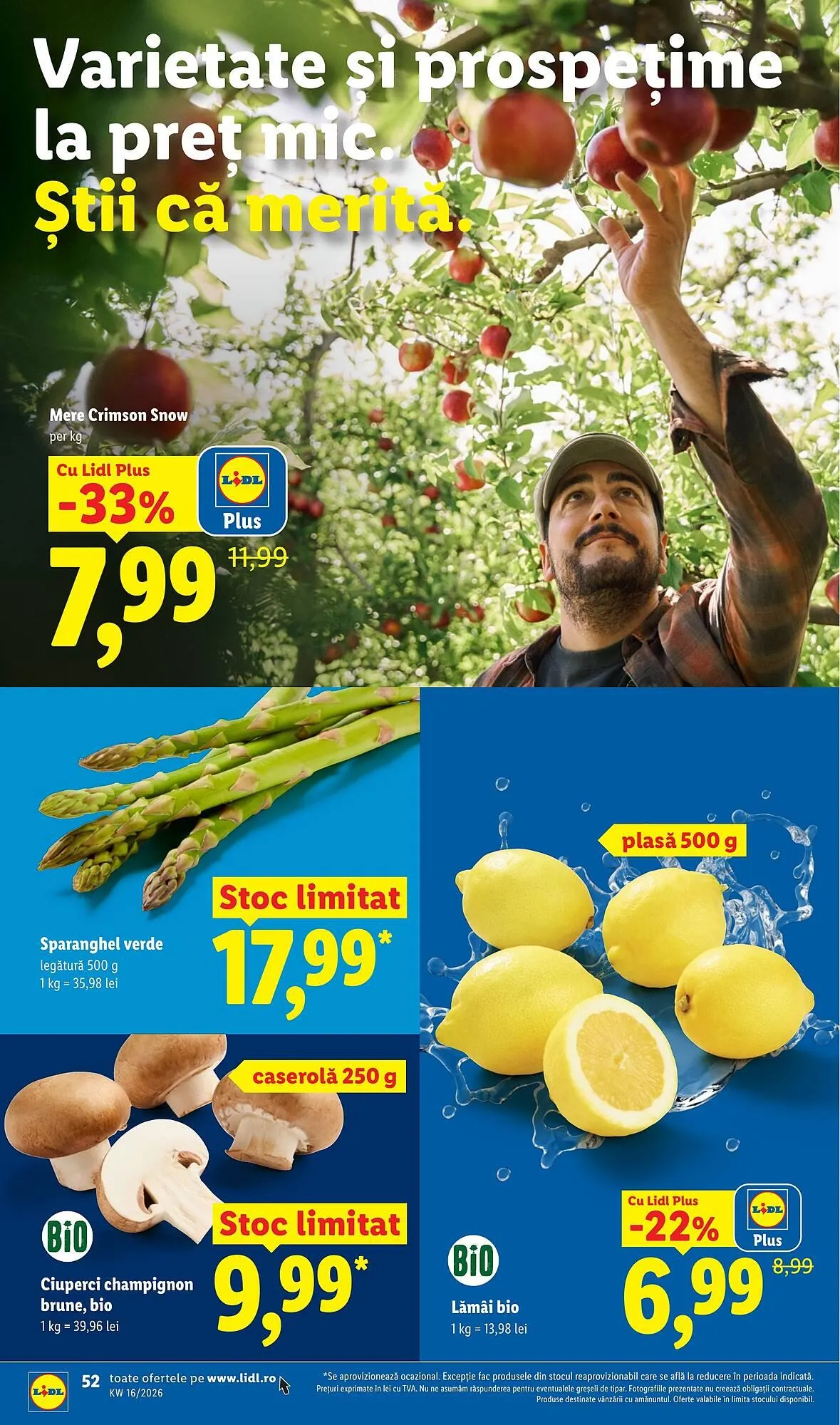 Catalog Catalog Lidl de la 14 aprilie până la 19 aprilie 2026 - Revista Pagina 52