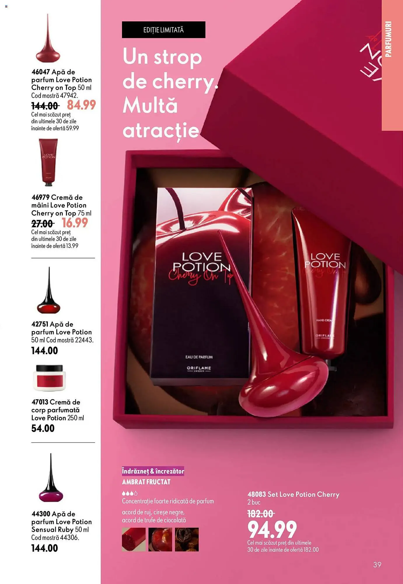 Catalog Catalog Oriflame de la 17 iunie până la 7 iulie 2026 - Revista Pagina 39