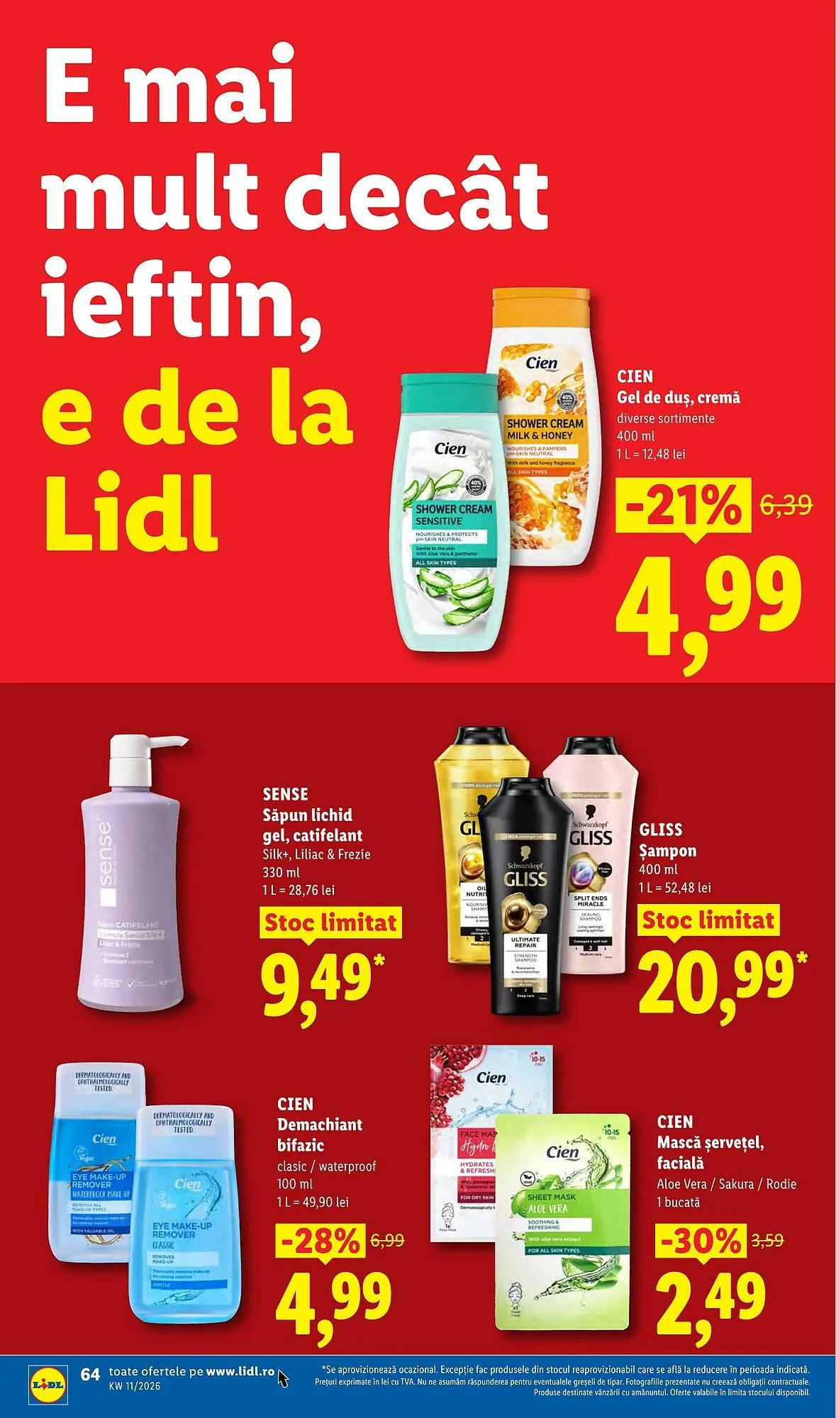 Catalog Catalog Lidl de la 9 martie până la 15 martie 2026 - Revista Pagina 64