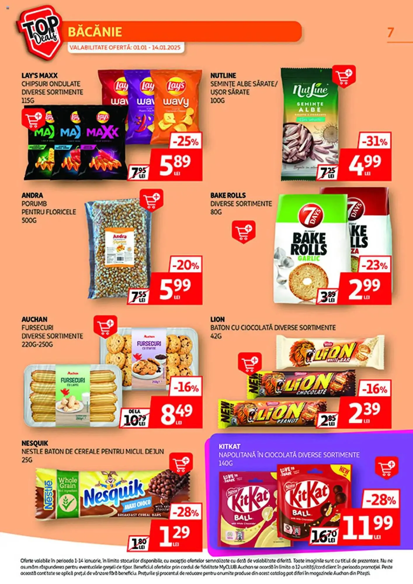 Catalog Catalog Auchan de la 1 ianuarie până la 14 ianuarie 2025 - Revista Pagina 7