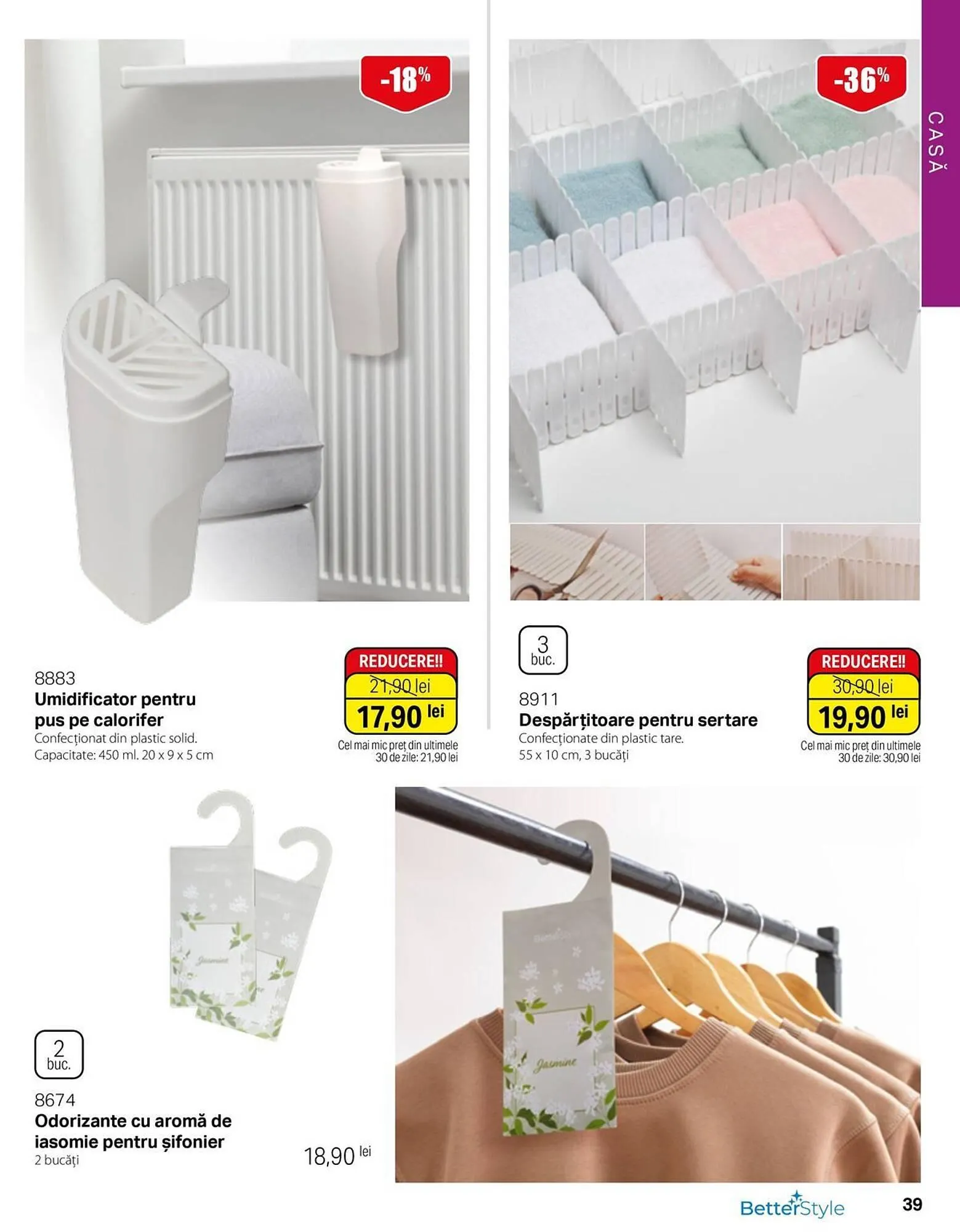 Catalog Catalog BetterStyle de la 2 ianuarie până la 31 ianuarie 2025 - Revista Pagina 39